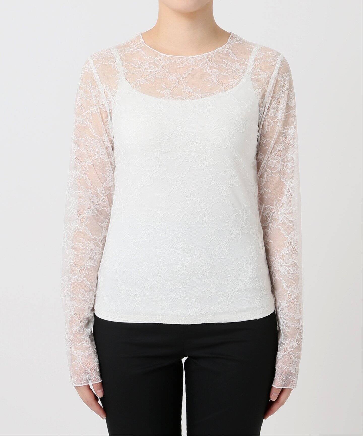 hai/ハイ】Lace Top（Tシャツ／カットソー）｜EDIT.FOR LULU 