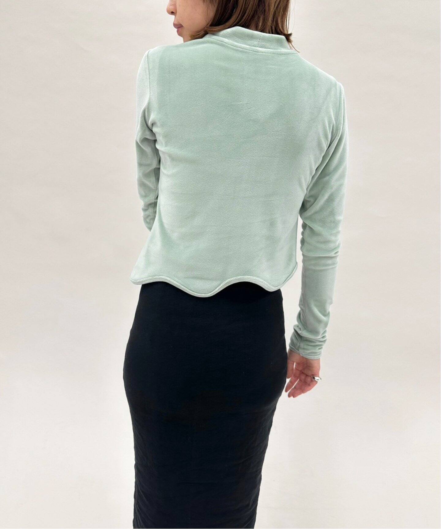 EDIT.FOR LULU Vanity nap ベロアトップス 