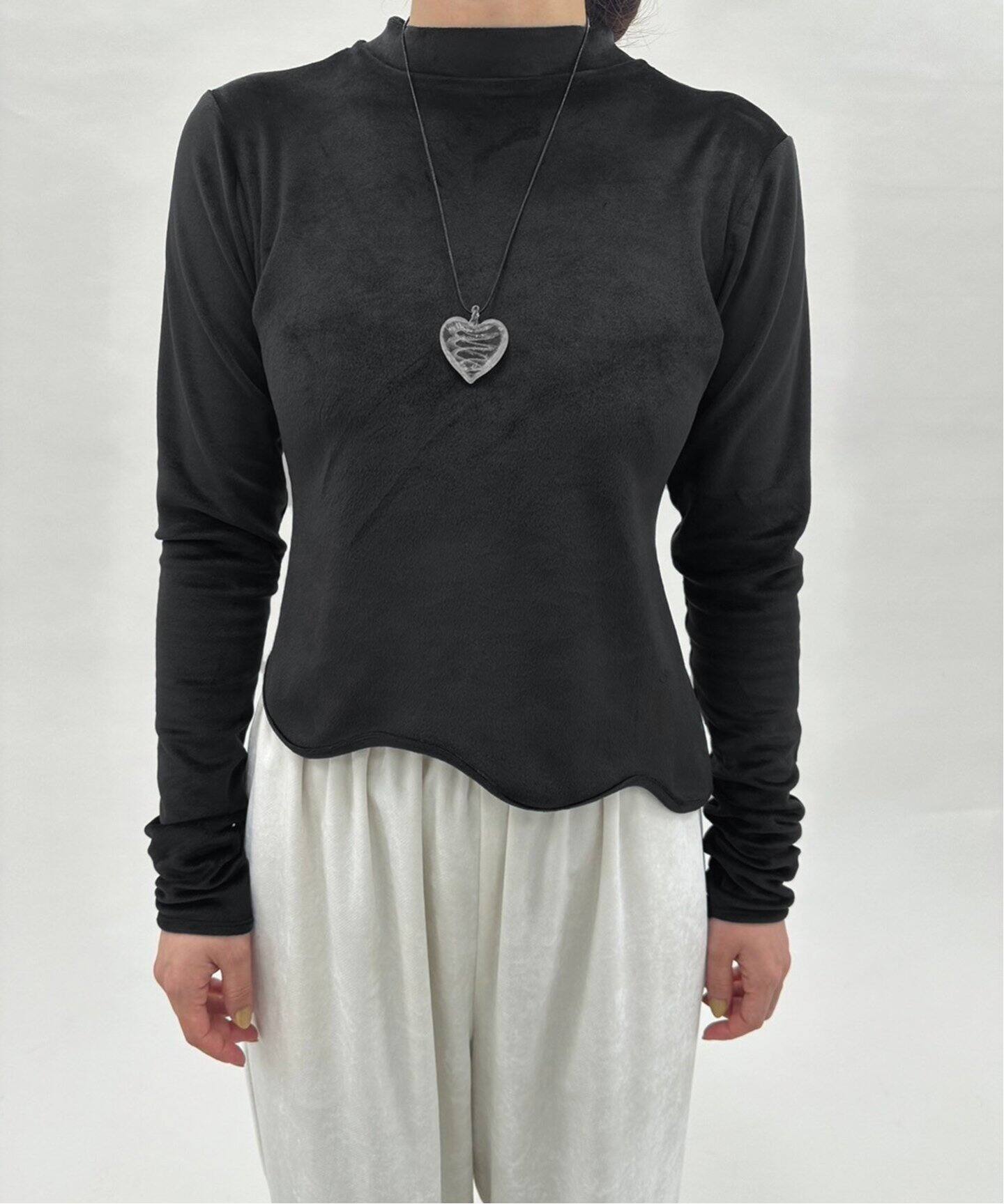 Vanity nap/バニティー ナップ】Soft molten long sleeve top（Tシャツ  