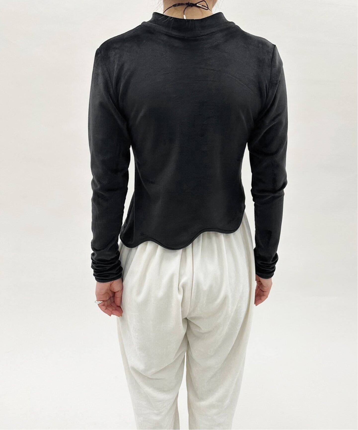 Vanity nap/バニティー ナップ】Soft molten long sleeve top（Tシャツ  