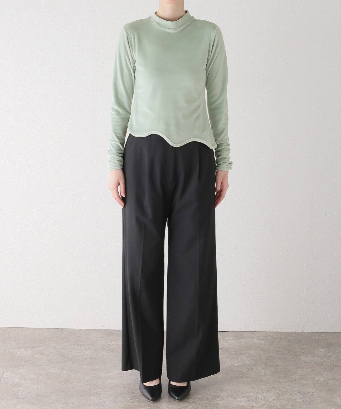 Vanity nap/バニティー ナップ】Soft molten long sleeve top（Tシャツ 