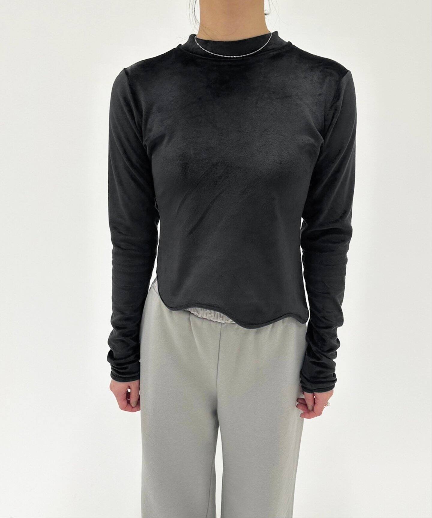 Vanity nap/バニティー ナップ】Soft molten long sleeve top（Tシャツ 