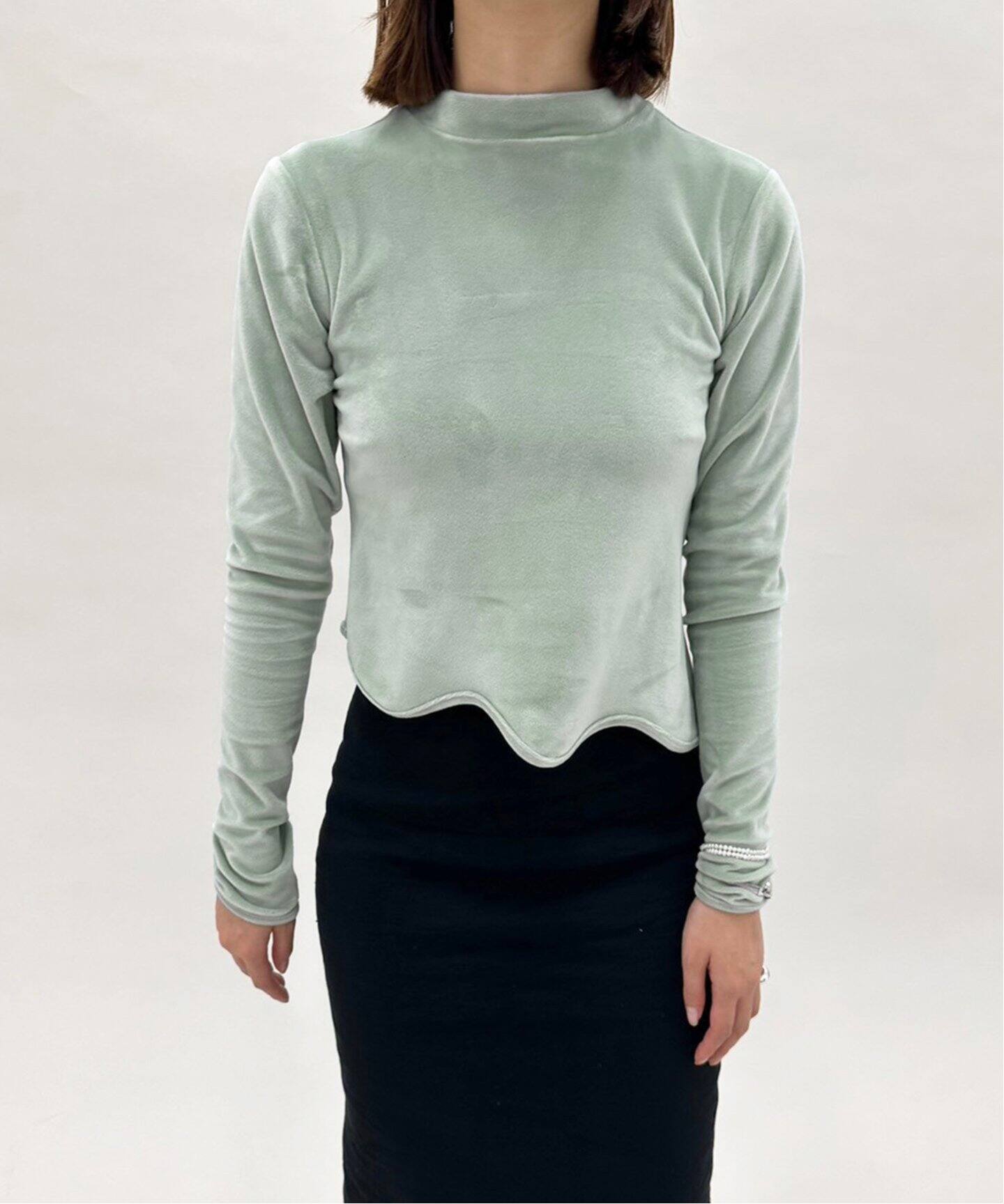 Vanity nap/バニティー ナップ】Soft molten long sleeve top（Tシャツ 