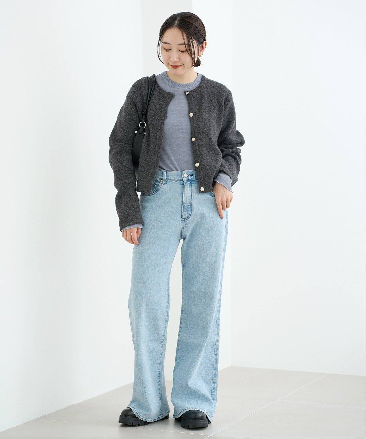 ウォッシャブルウールクルーネックプルオーバー（Tシャツ／カットソー  