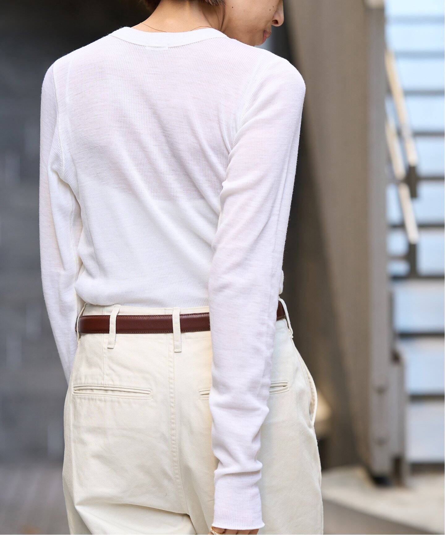 ウォッシャブルウールクルーネックプルオーバー（Tシャツ／カットソー  