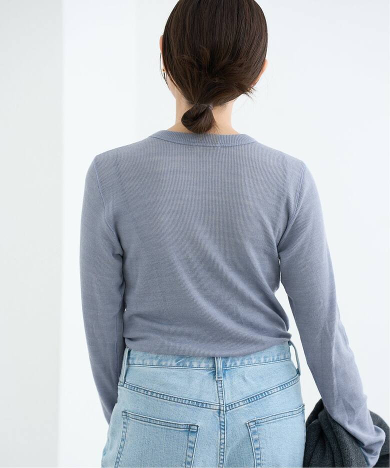 ウォッシャブルウールクルーネックプルオーバー（Tシャツ／カットソー  