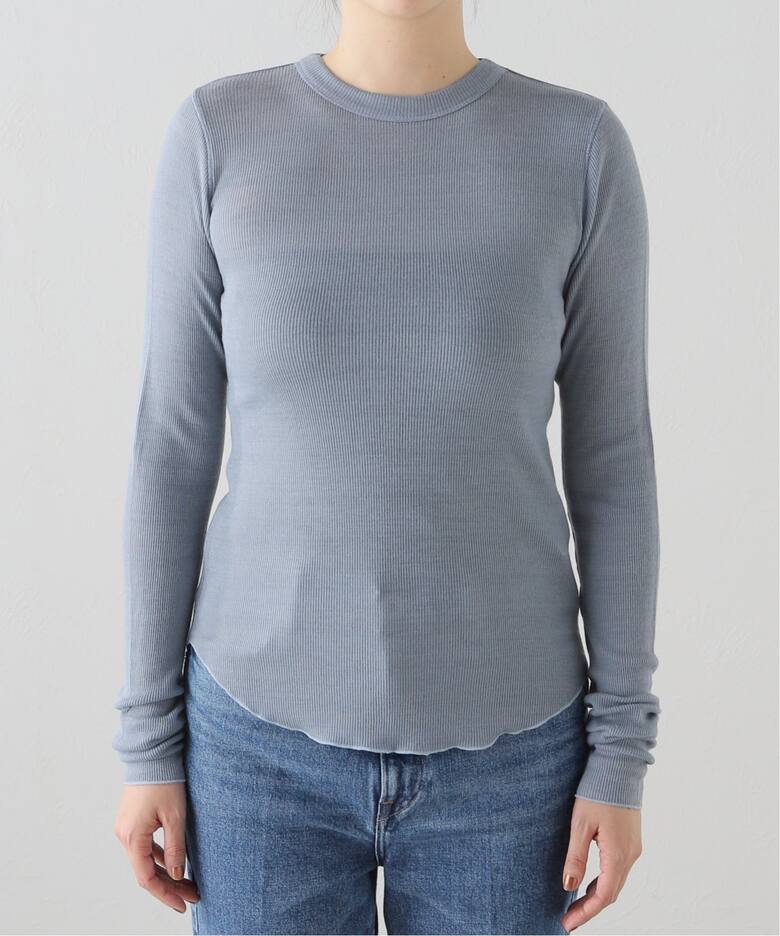 ウォッシャブルウールクルーネックプルオーバー（Tシャツ／カットソー  