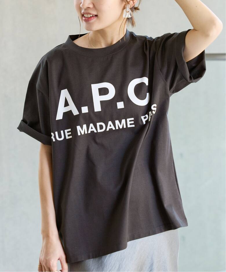 追加2》【A.P.C./アー・ペー・セー】別注 ビッグ ロゴ Tシャツ（T 