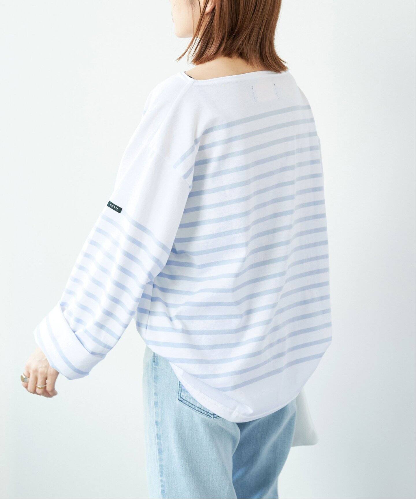OUTIL/ウティ】別注 TORICOT AAST ボーダーカットソー（Tシャツ 