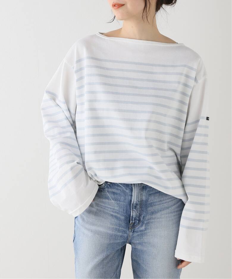 OUTIL/ウティ】別注 TORICOT AAST ボーダーカットソー（Tシャツ 