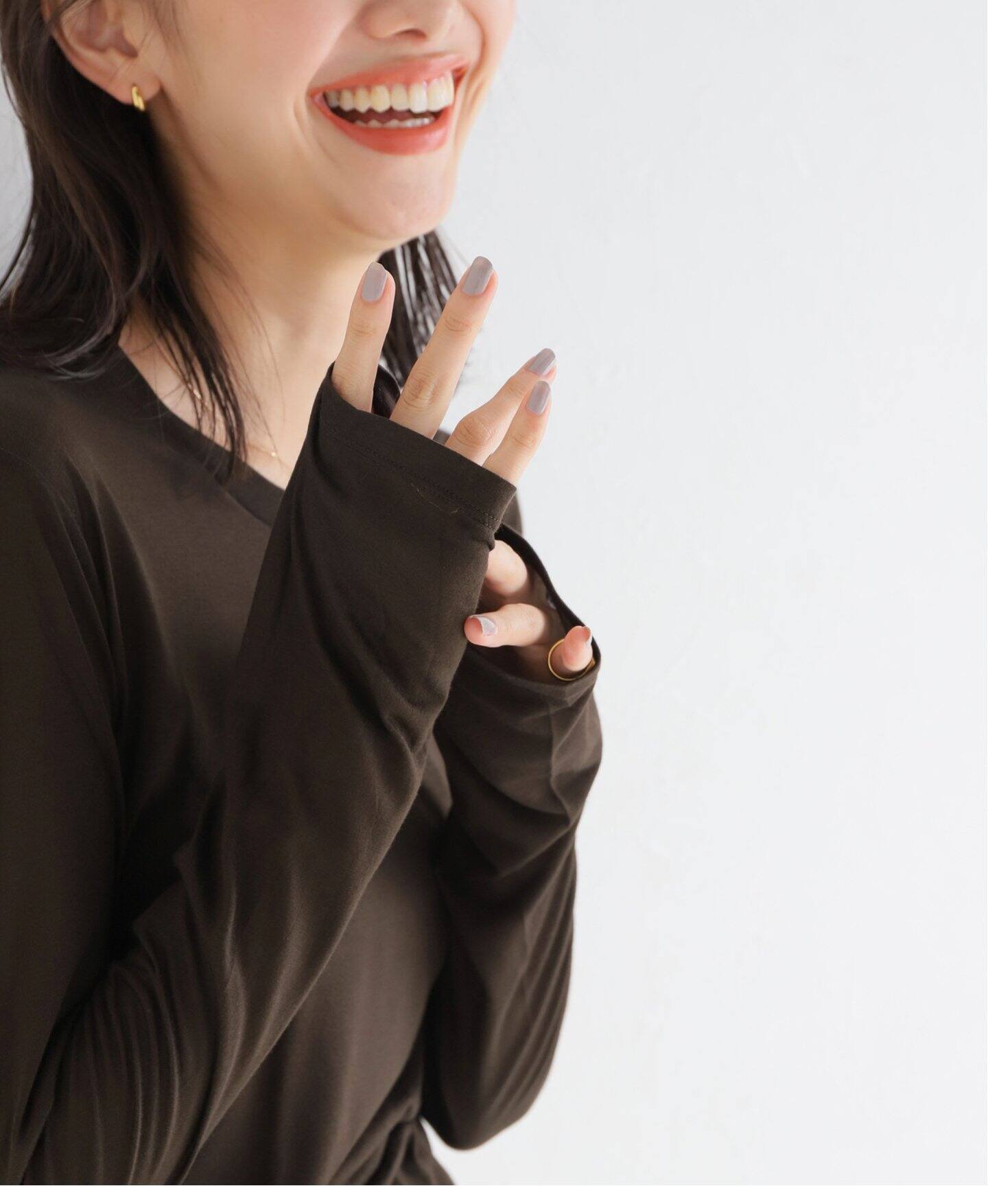 BASERANGE/ベースレンジ】LONG SLEEVE TEE（Tシャツ／カットソー