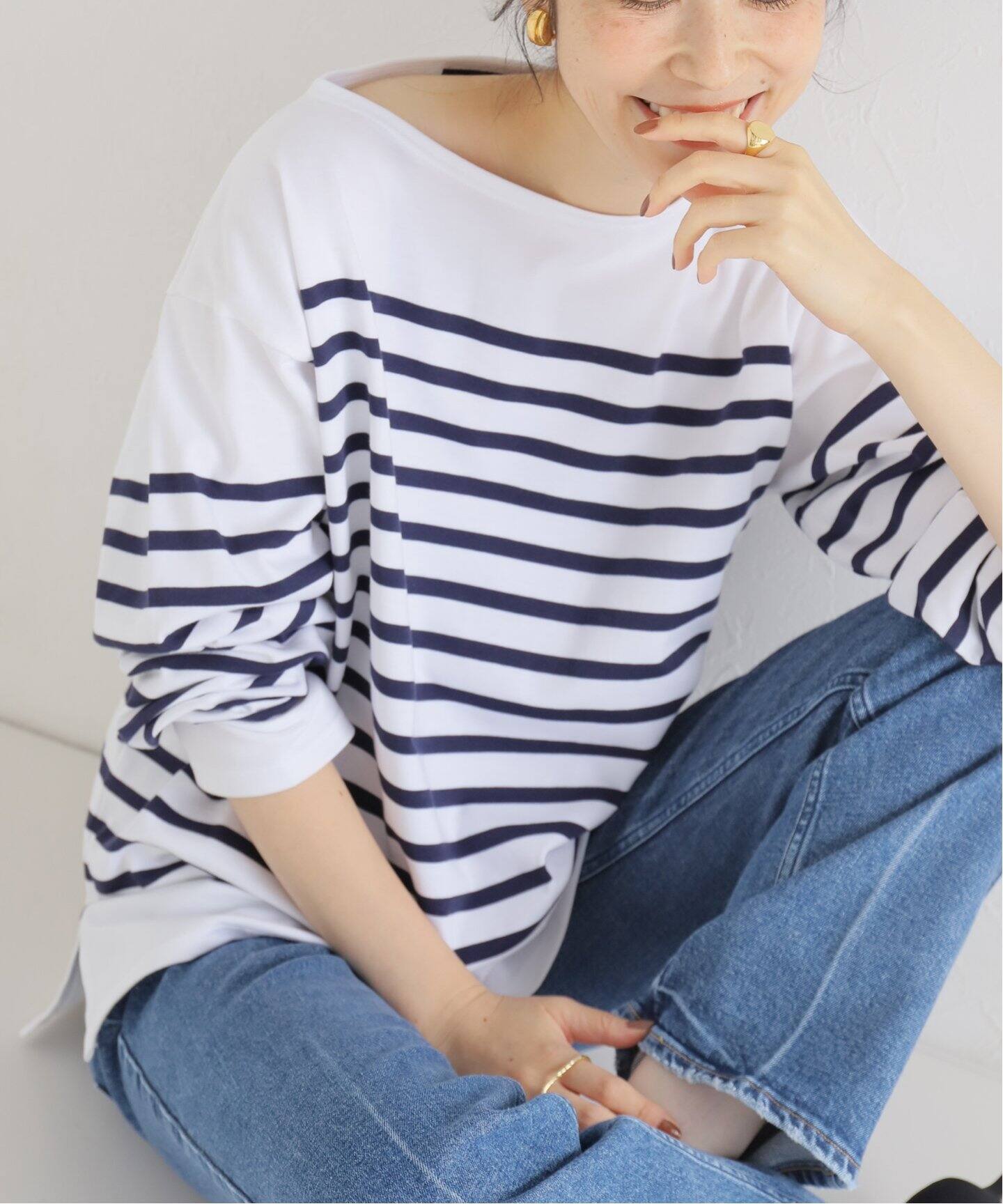 SAINT JAMES/セントジェームス】NAVAL ナヴァル ボーダー（Tシャツ 
