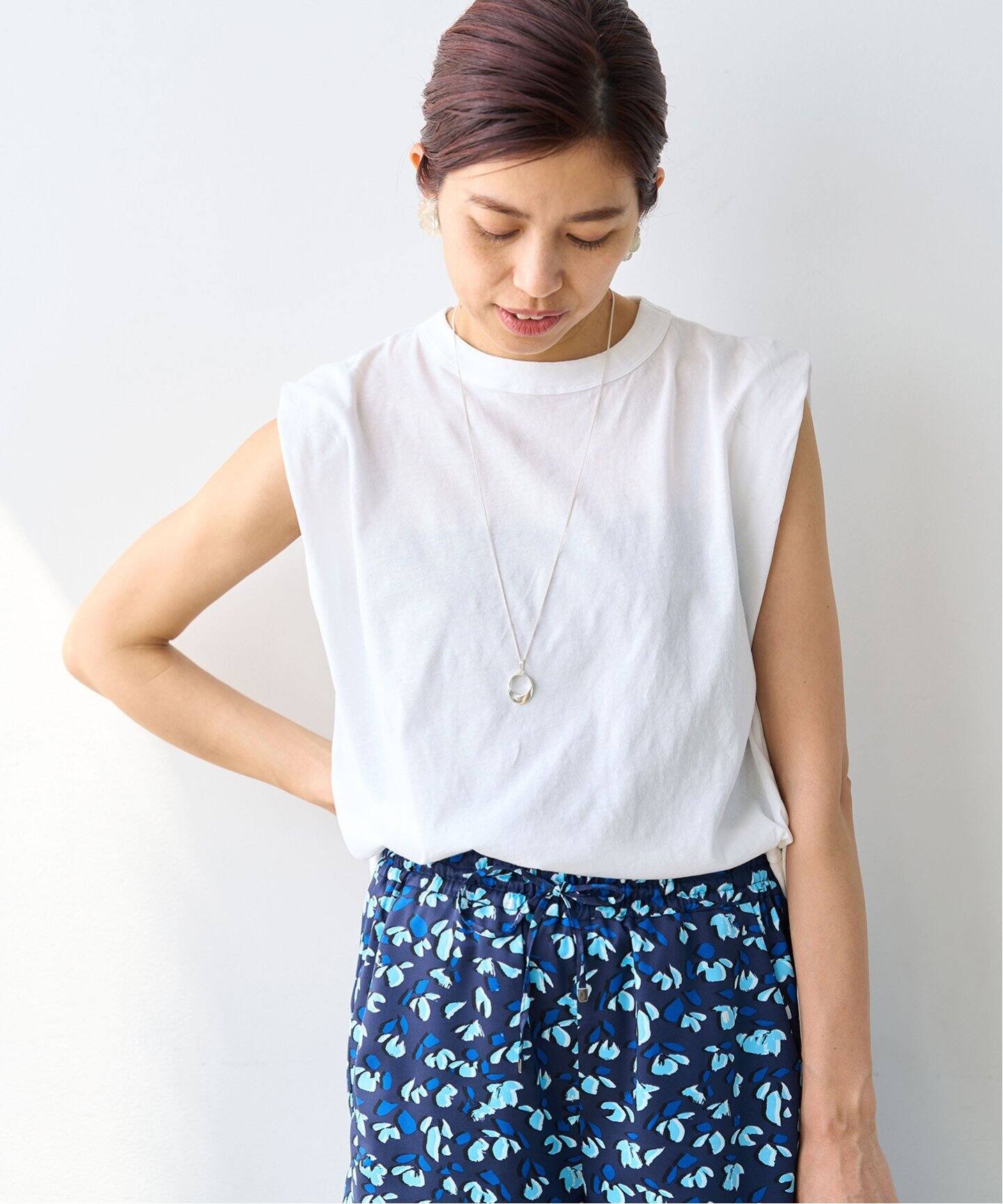 ATON/エイトン】FRESCA SINGLE JERSEY TANK TOP / タンクトップ 