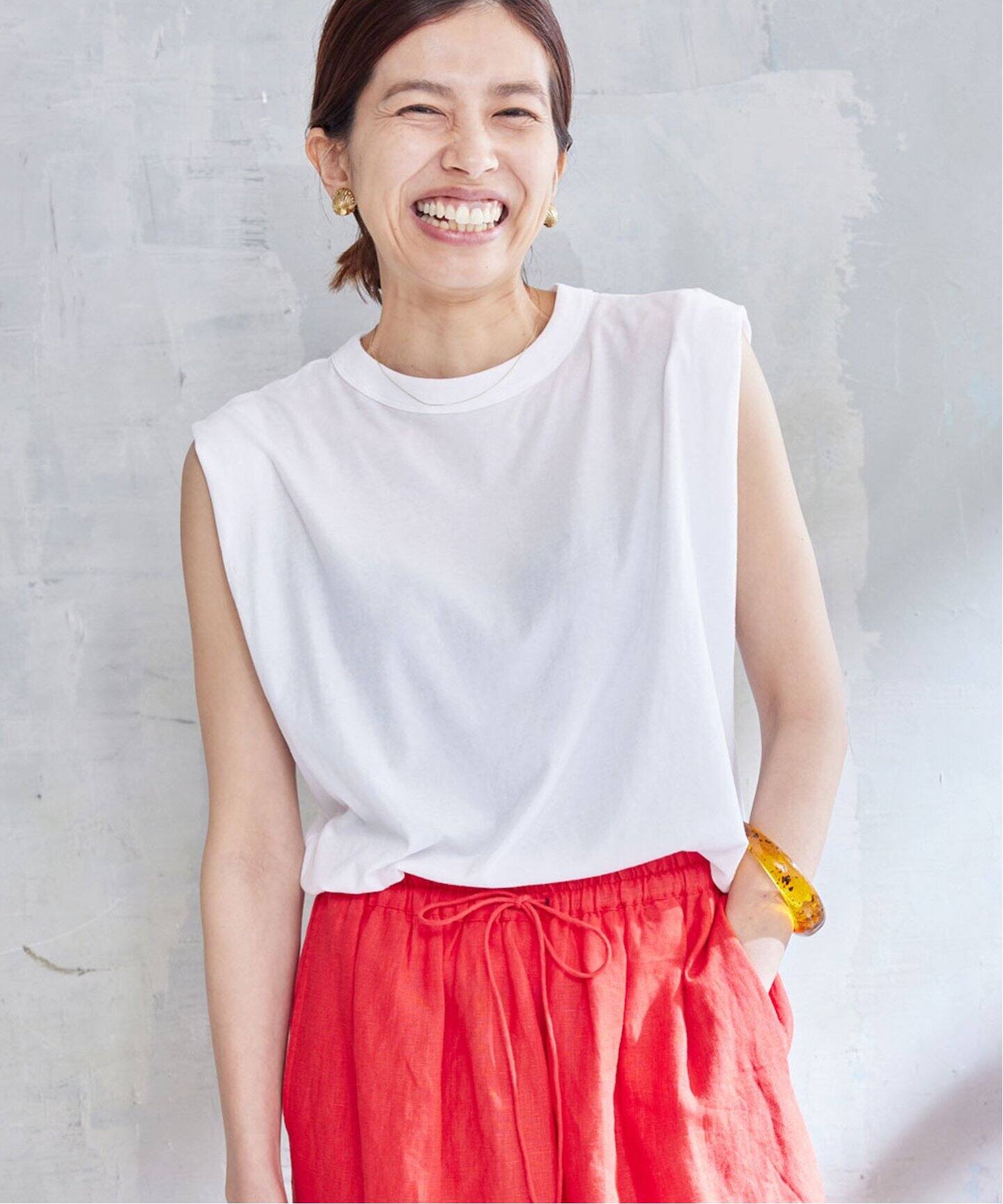 ATON/エイトン】FRESCA SINGLE JERSEY TANK TOP / タンクトップ 