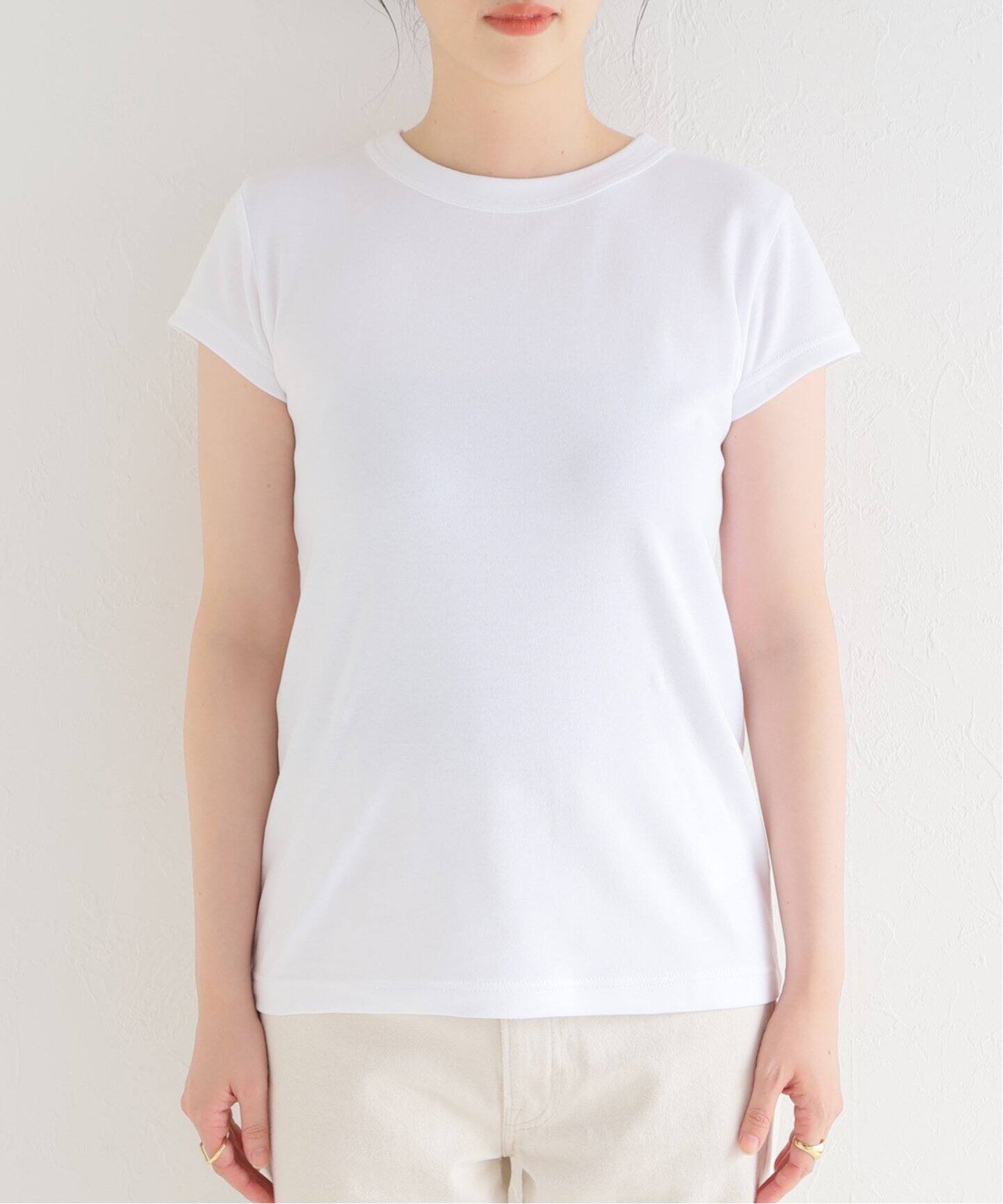 MADISONBLUE/マディソンブルー】CREW NECK TEE（Tシャツ 