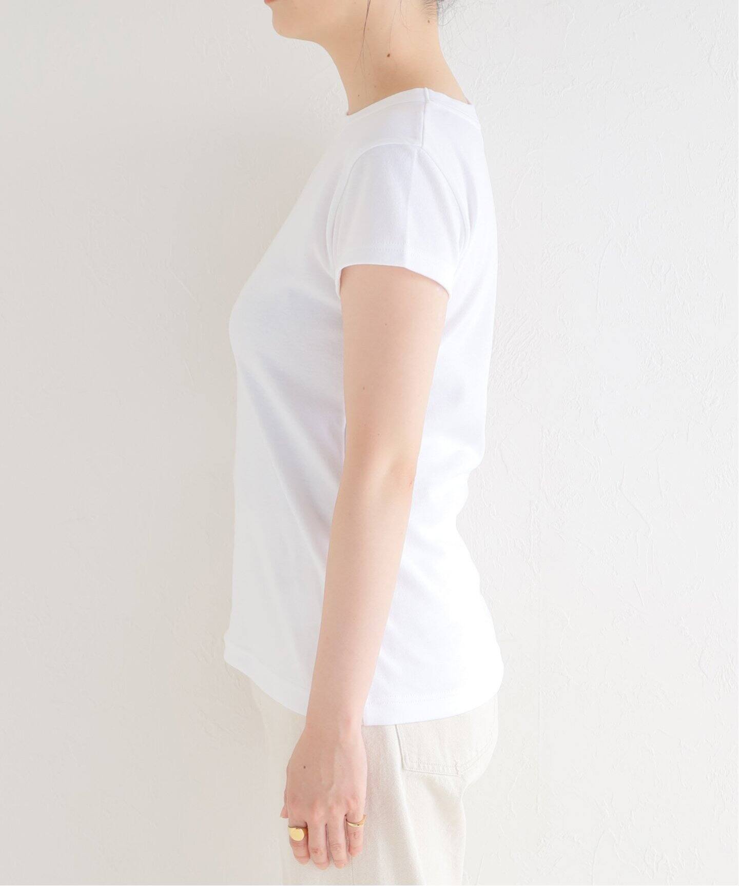 MADISONBLUE/マディソンブルー】CREW NECK TEE（Tシャツ／カットソー 