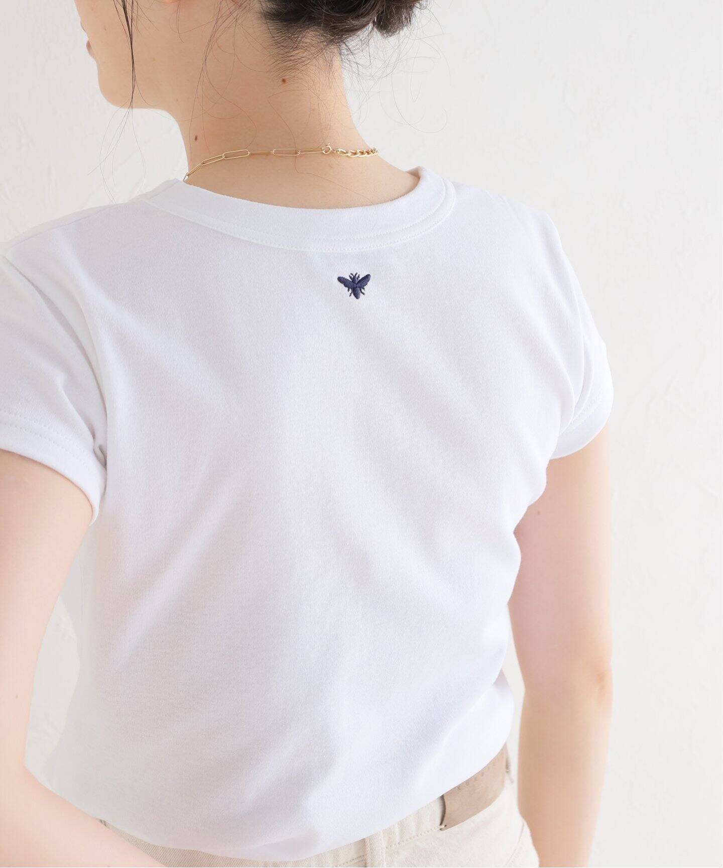 MADISONBLUE/マディソンブルー】CREW NECK TEE（Tシャツ／カットソー 