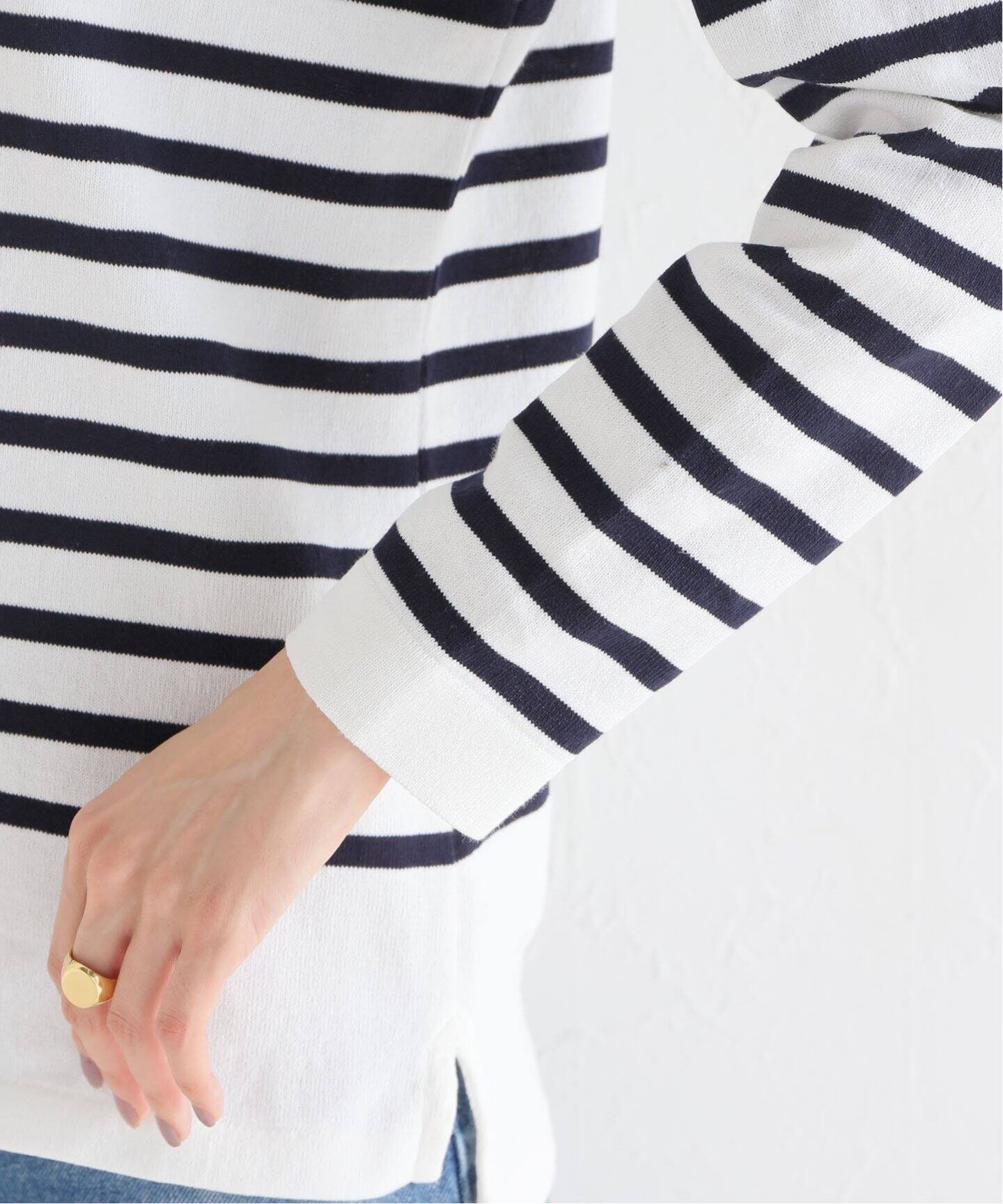 MADISONBLUE/マディソンブルー】BORDER BOAT NECK PO（Tシャツ  