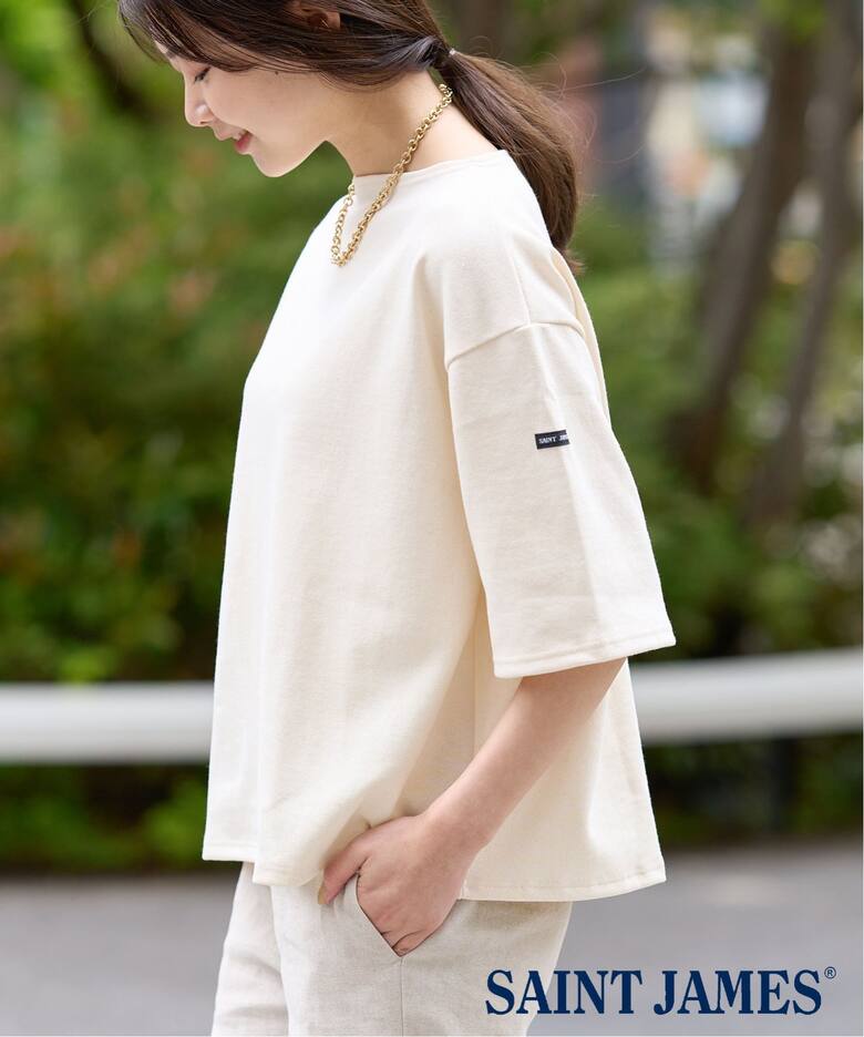 SAINT JAMES/セントジェームス】OUESSANT LOOSE TEE / ウェッソン 