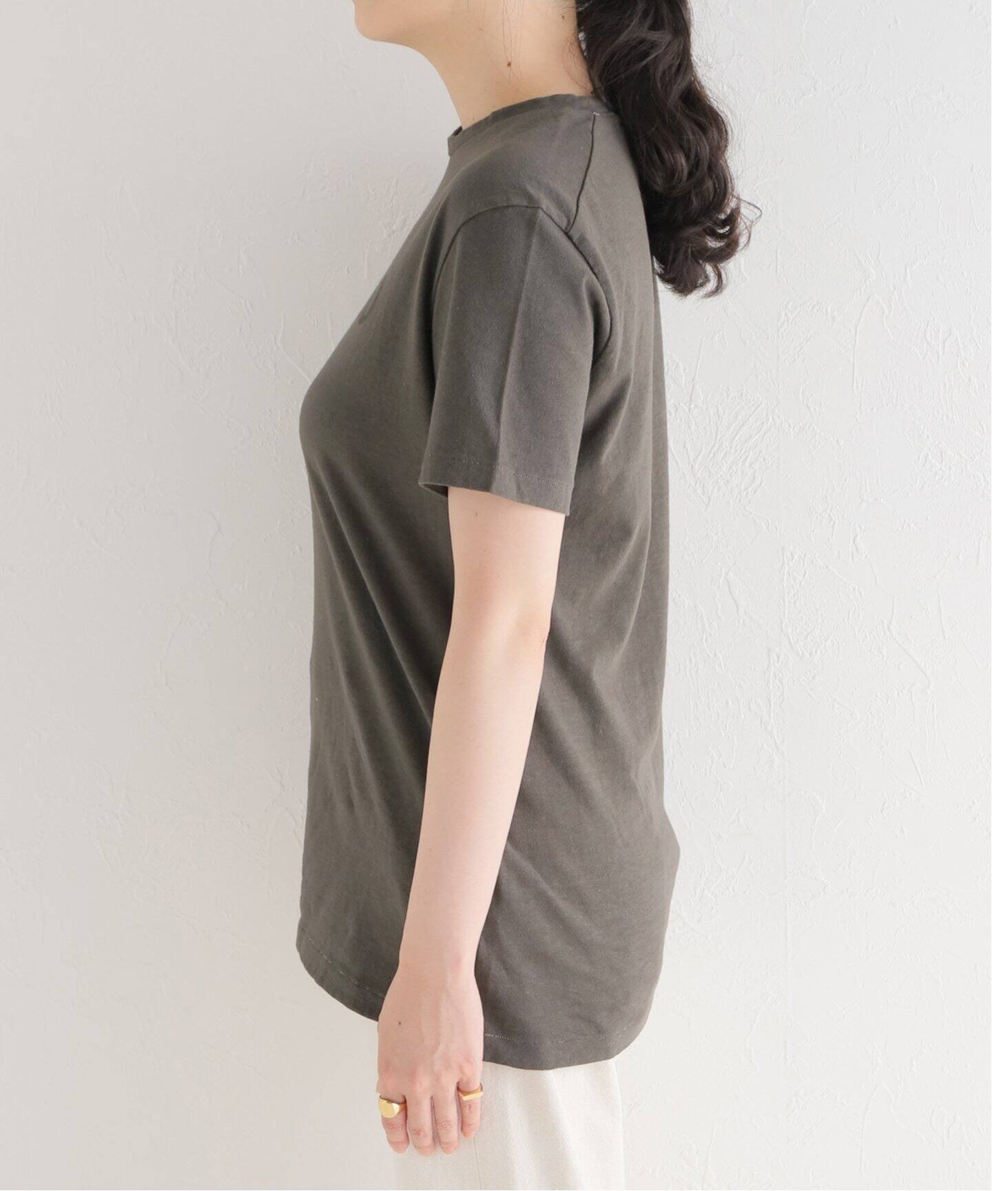 MADISONBLUE/マディソンブルー】HELLO CREW NECK TEE（Tシャツ 