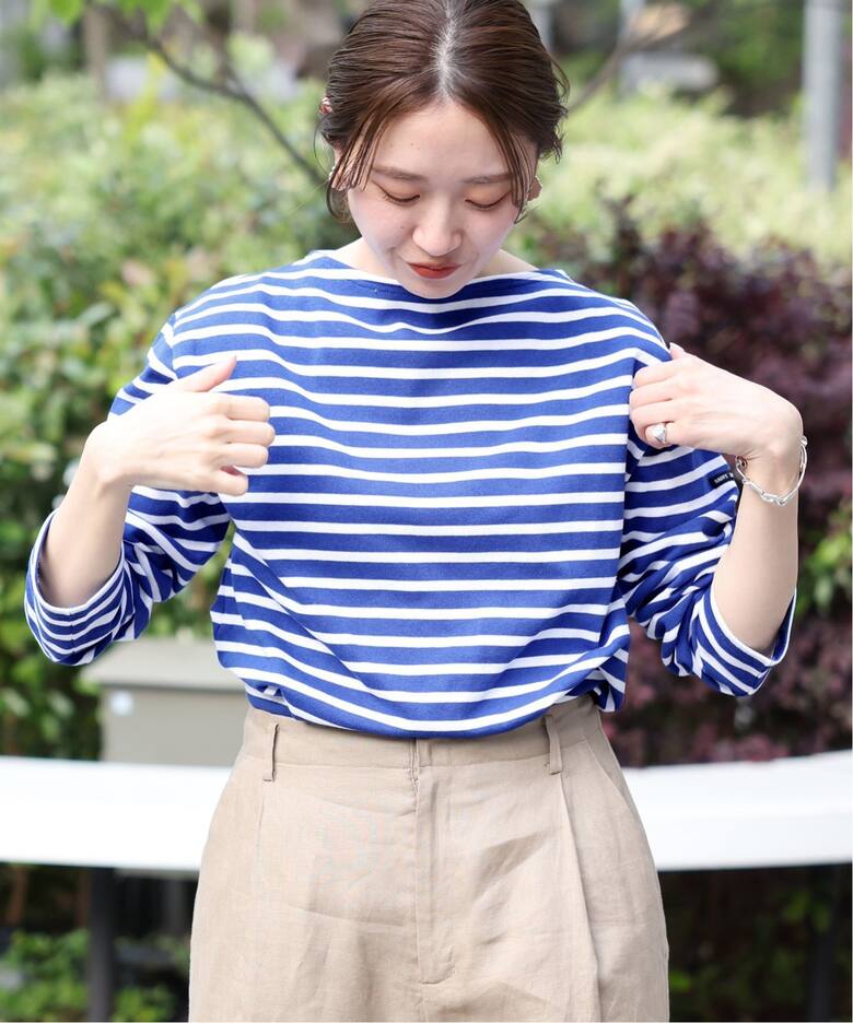 SAINT JAMES / セントジェームス】 OUESSANT / ウェッソン ボーダー（T  