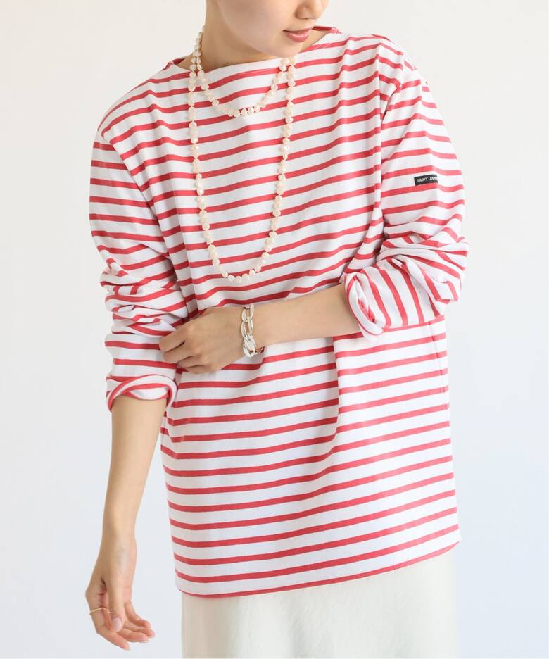 SAINT JAMES / セントジェームス】 OUESSANT / ウェッソン ボーダー（T  