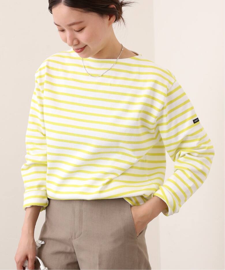 SAINT JAMES / セントジェームス】 OUESSANT / ウェッソン ボーダー（T  