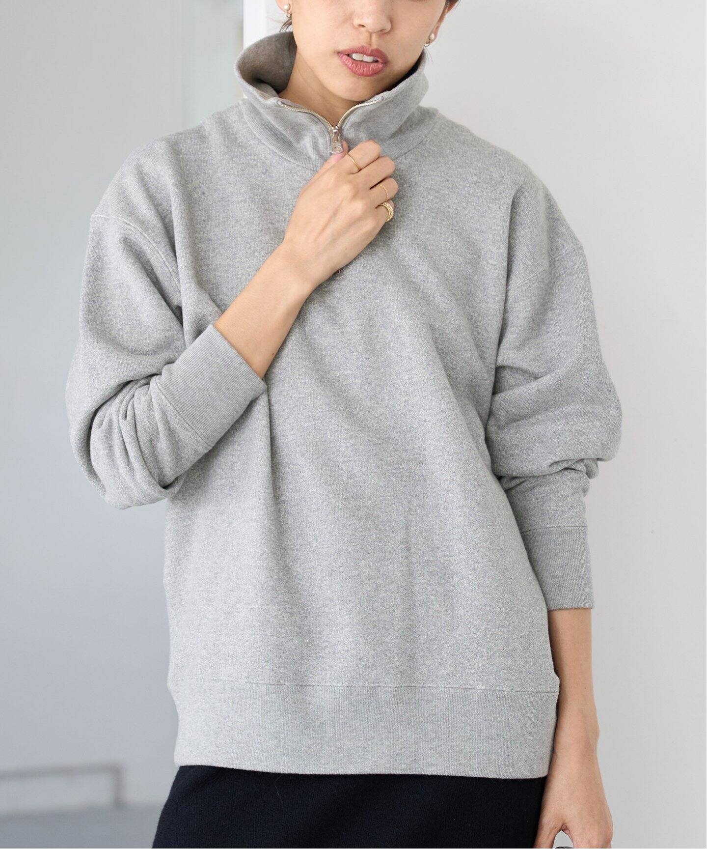 ロンハーマン UNION LAUNCH ハーフジップ スウェット プルオーバー  