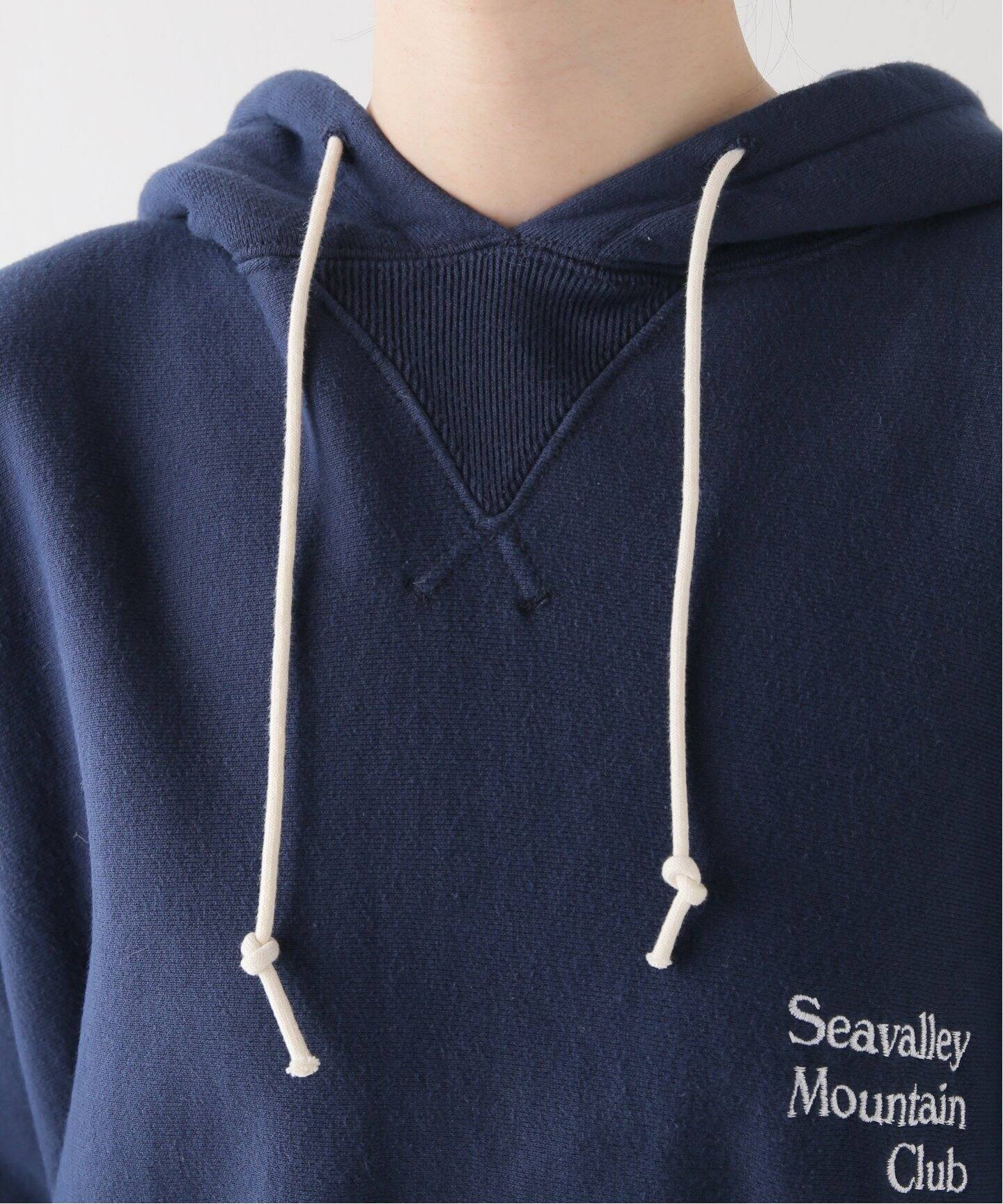 シー SEA 23SS 捻り 加工プルオーバーパーカー SMC 裏毛 70S  