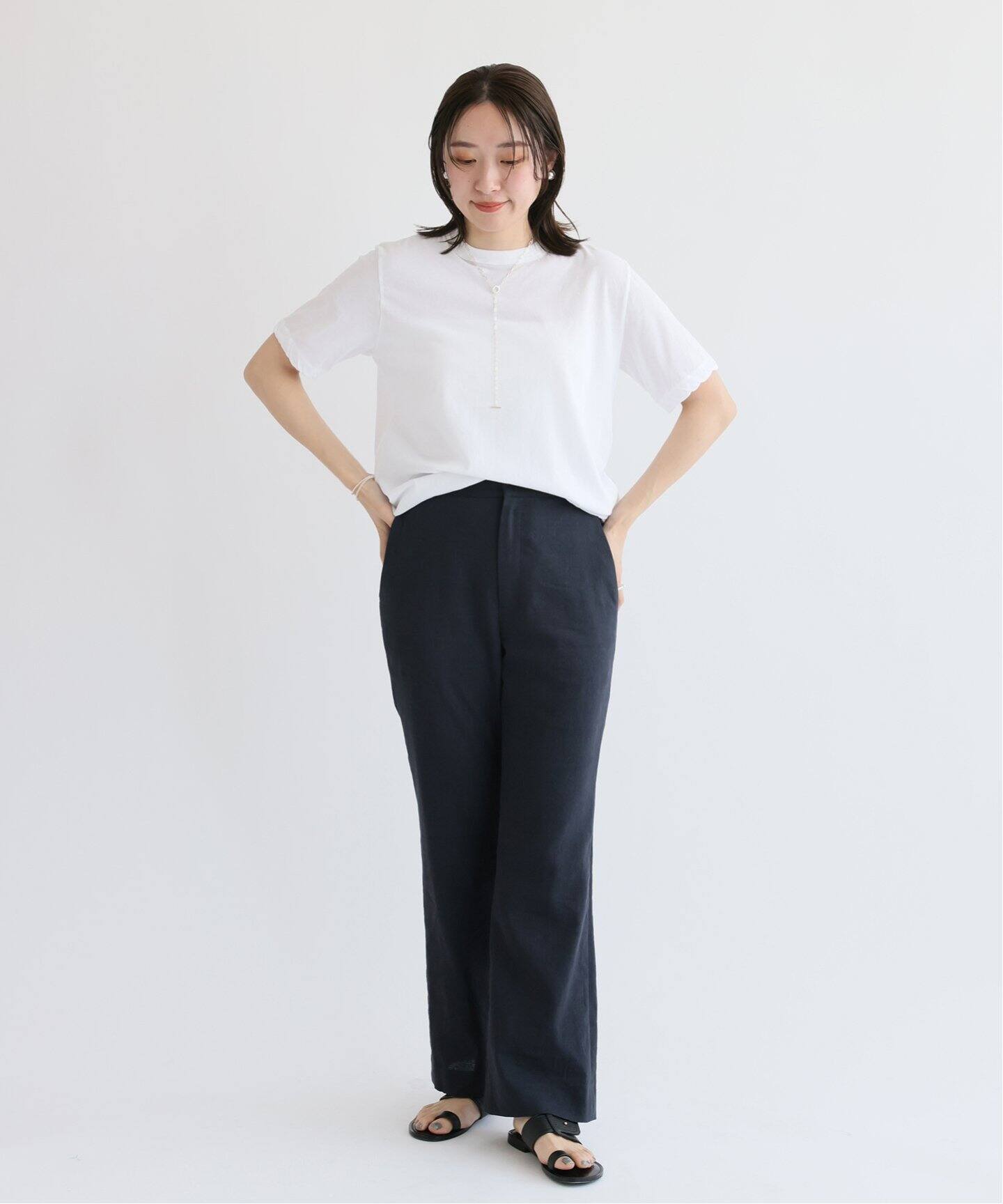 ATON/エイトン】FRESCA SINGLE JERSEY STANDARD TEE / Tシャツ