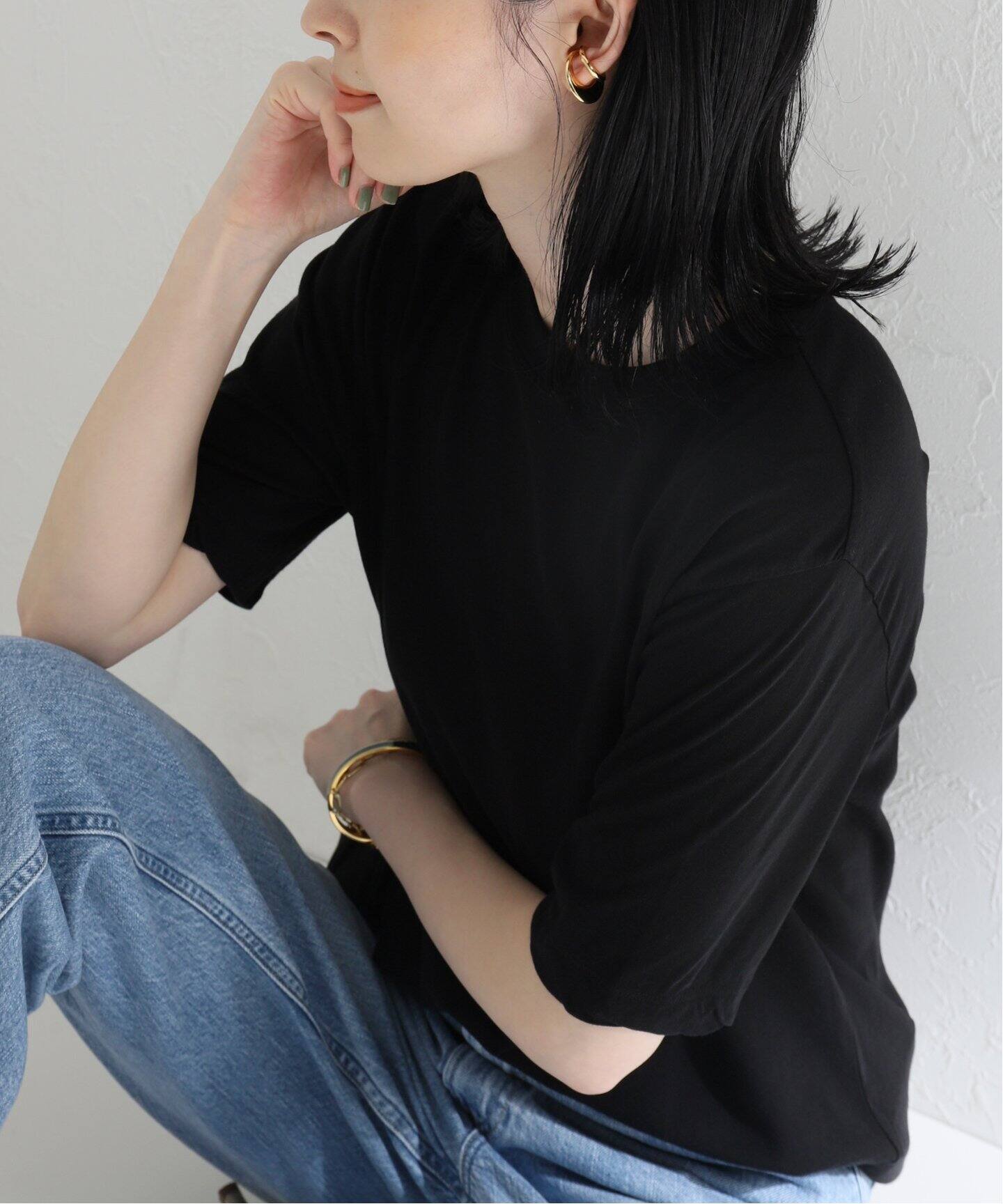 IENA（イエナ）の「【ATON/エイトン】FRESCA SINGLE JERSEY