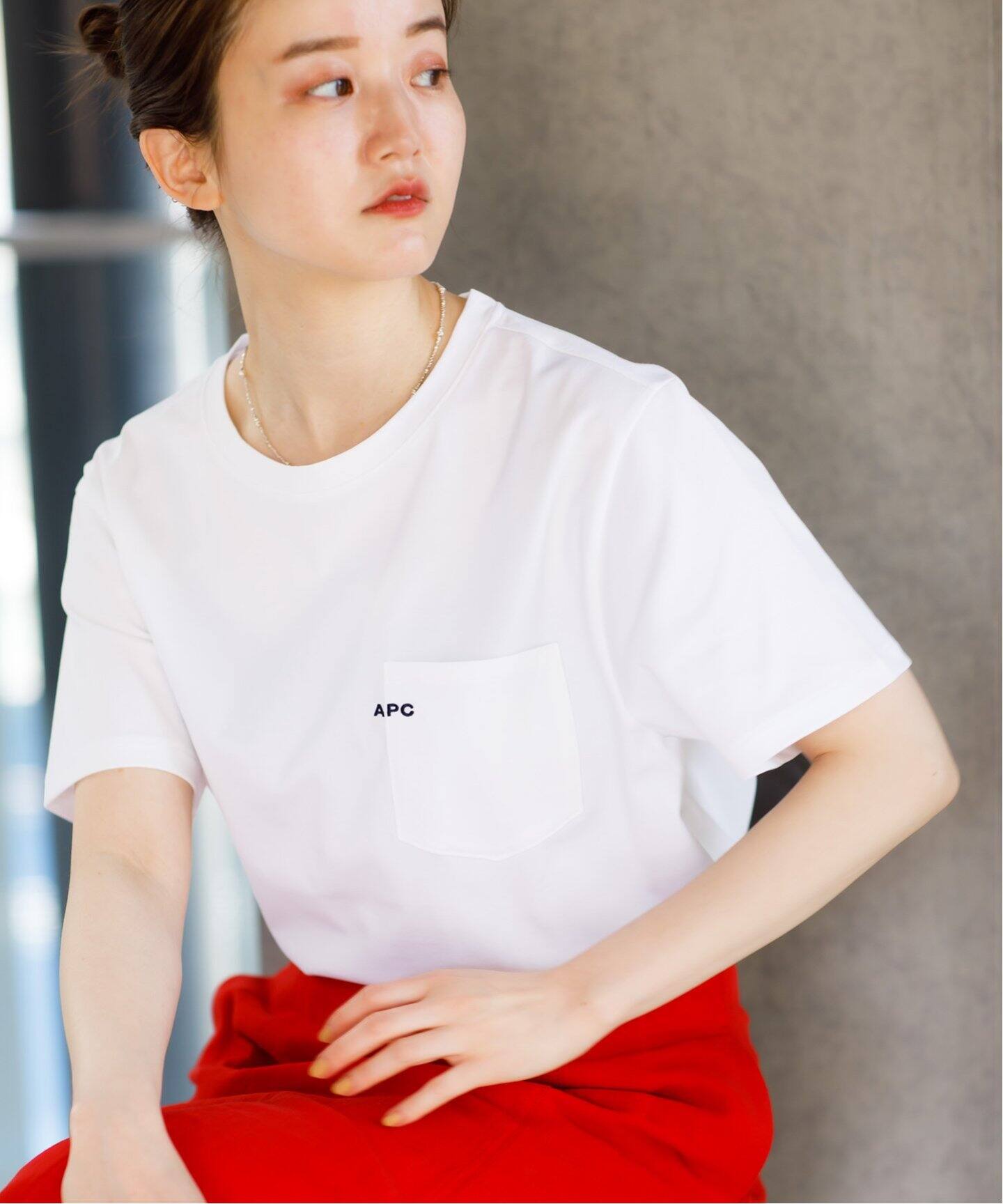 A.P.C./アー・ペー・セー】POCKETemb T-Shirts（Tシャツ／カットソー  