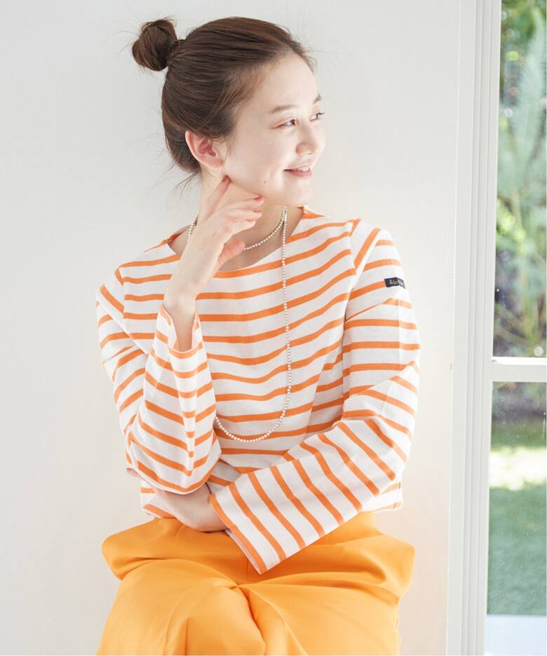 LE MINOR/ルミノア 】別注 BORDER バスクカットソー（Tシャツ 