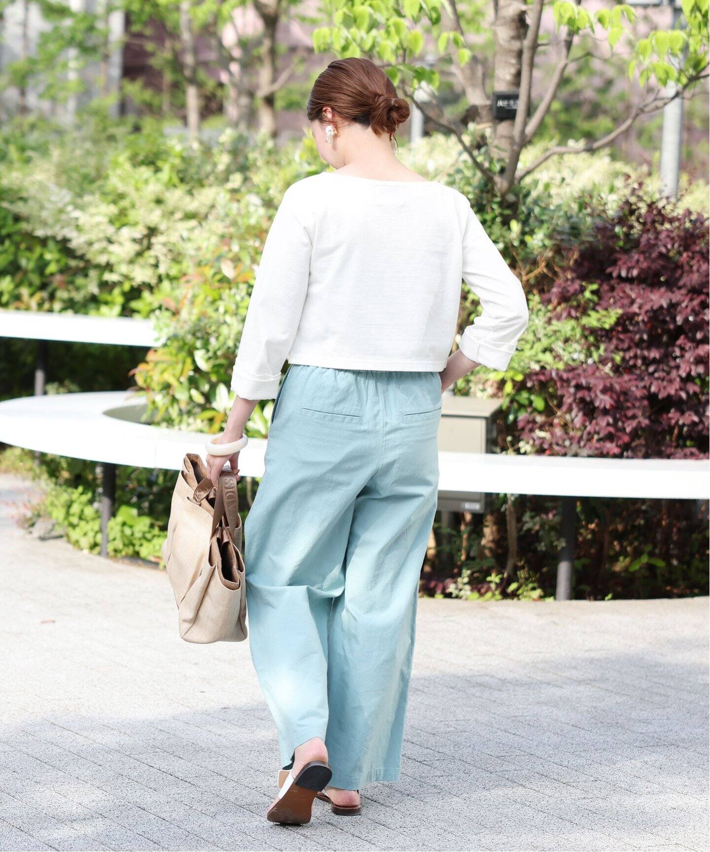 TRADITIONAL WEATHERWEAR】別注 クロップド ボートネックTシャツ（T ...