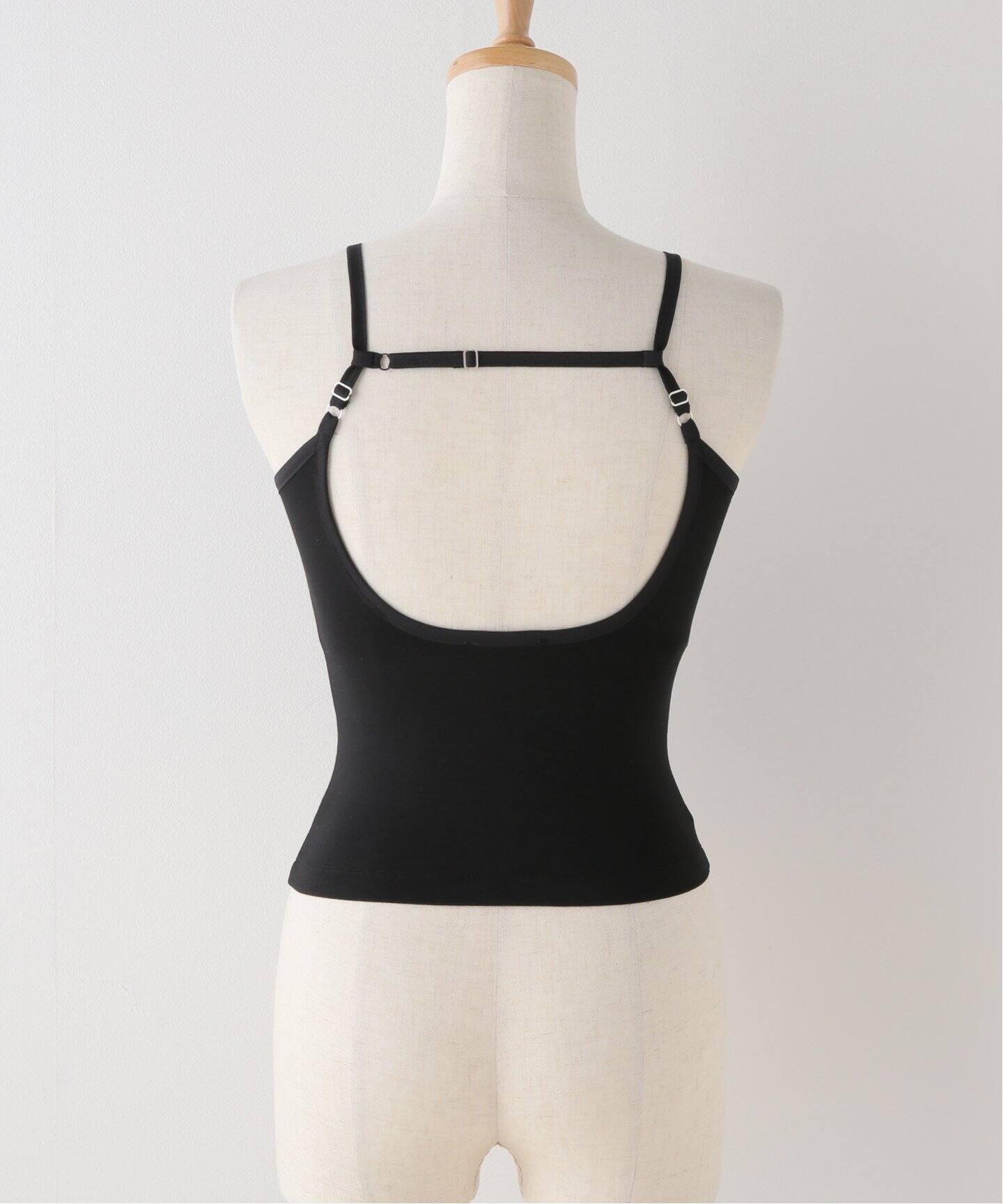 determ/デターム】COLLAGEN CAMI WITH CUPS / キャミソール（カップ 