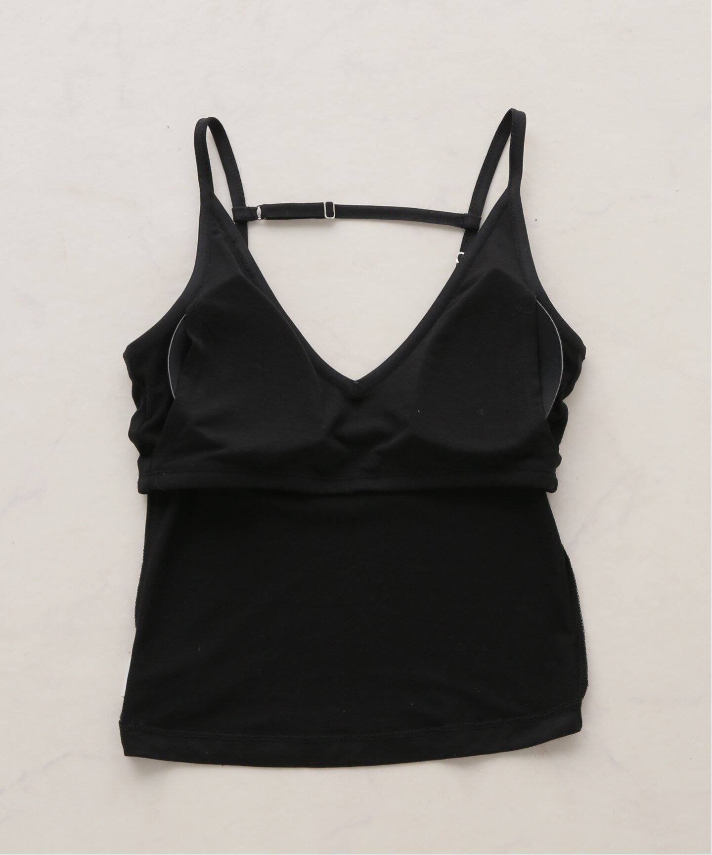 determ/デターム】COLLAGEN CAMI WITH CUPS / キャミソール（カップ 
