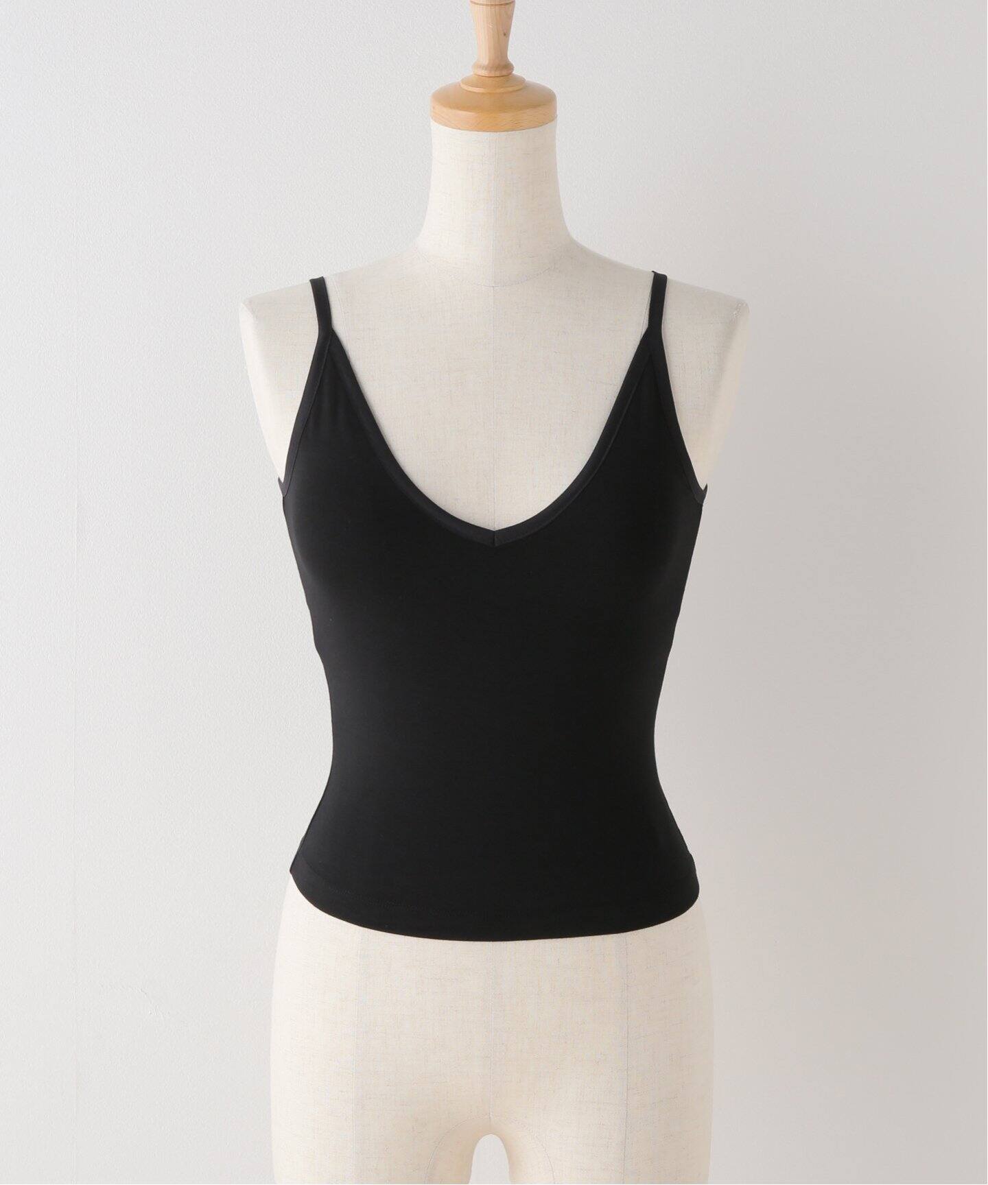 determ/デターム】COLLAGEN CAMI WITH CUPS / キャミソール（カップ 