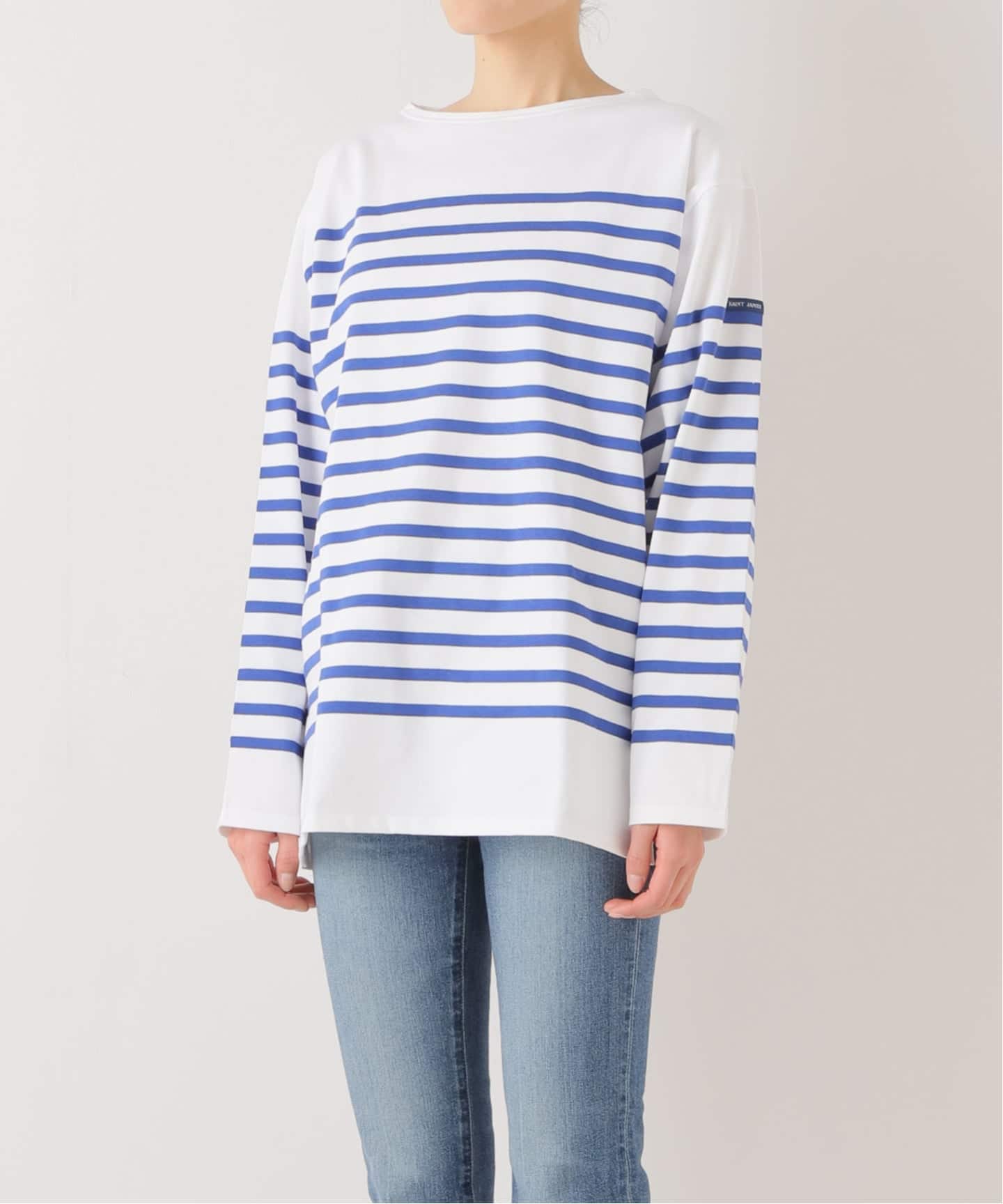 美品♡IENA 【SAINT JAMES/セントジェームス】NAVAL ボーダー SAINT JAMES/セントジェームス】NAVAL / ナヴァル ボーダー（Tシャツ