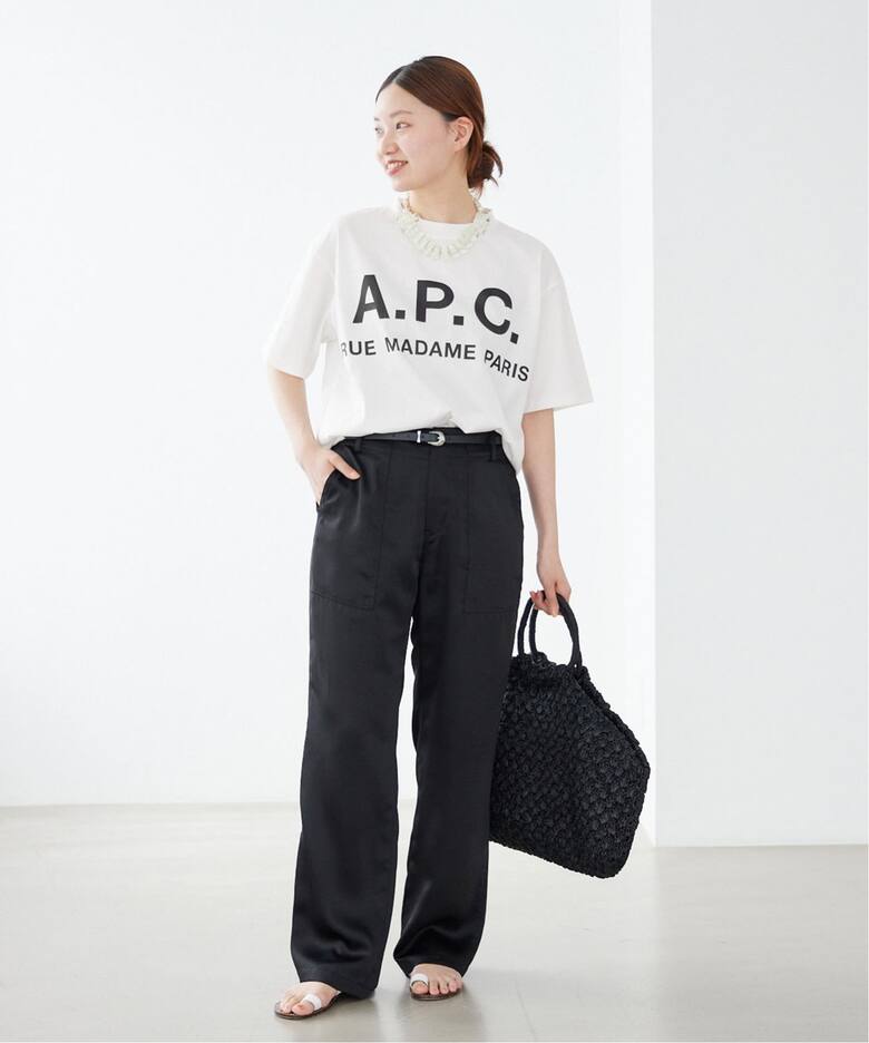 追加》【A.P.C./アー・ペー・セー】別注 ビッグ ロゴ Tシャツ（Tシャツ 