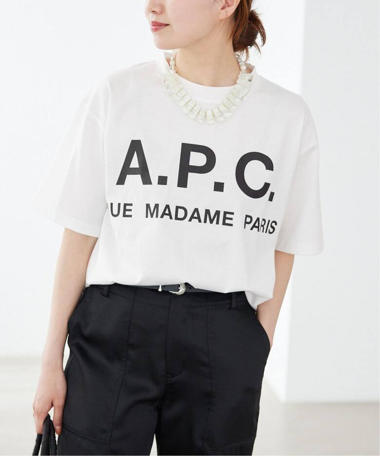 追加》【A.P.C./アー・ペー・セー】別注 ビッグ ロゴ Tシャツ（Tシャツ 