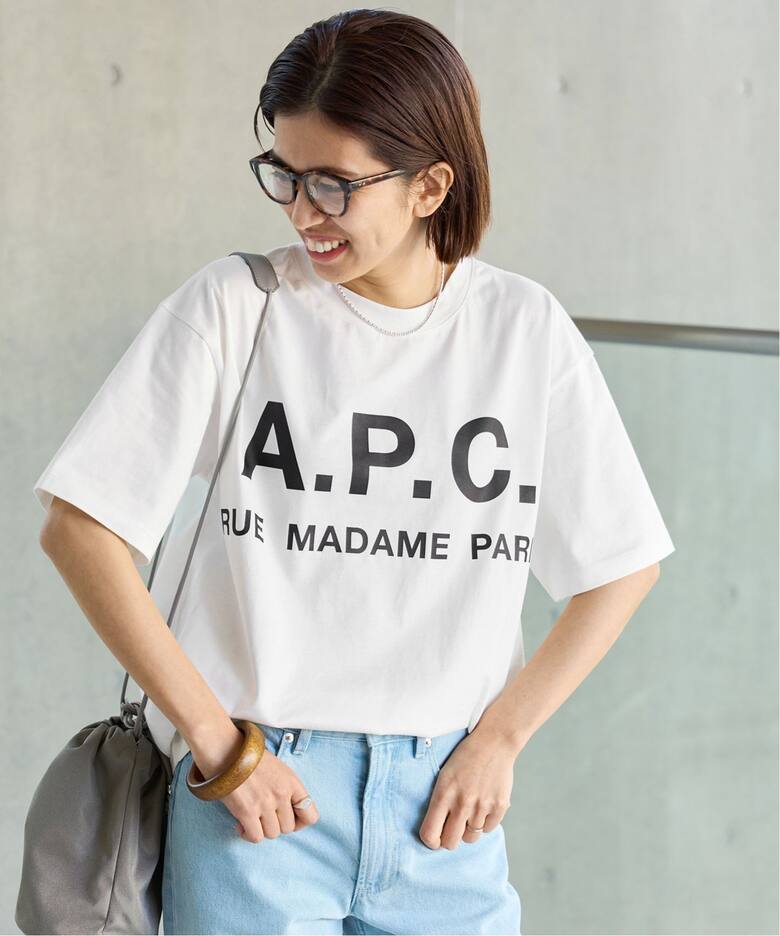 追加》【A.P.C./アー・ペー・セー】別注 ビッグ ロゴ Tシャツ（Tシャツ 