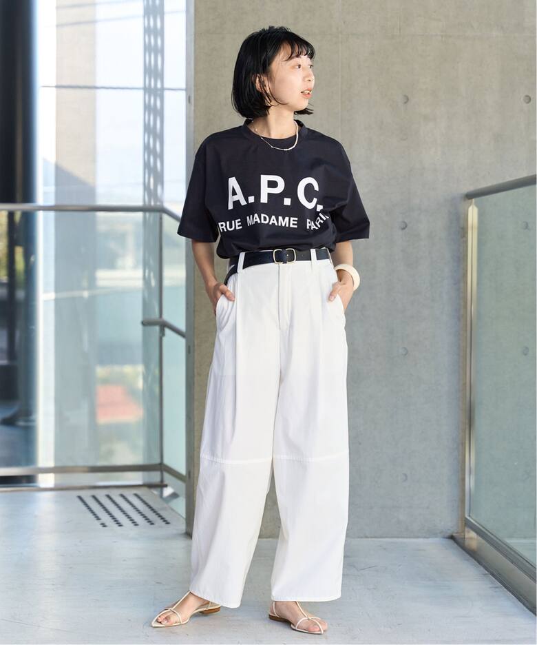 追加》【A.P.C./アー・ペー・セー】別注 ビッグ ロゴ Tシャツ（Tシャツ 