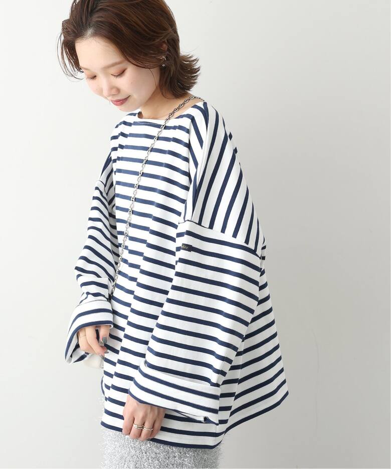 Leminor/ルミノア】For SLOBE every day ビッグボーダーカットソー（T 