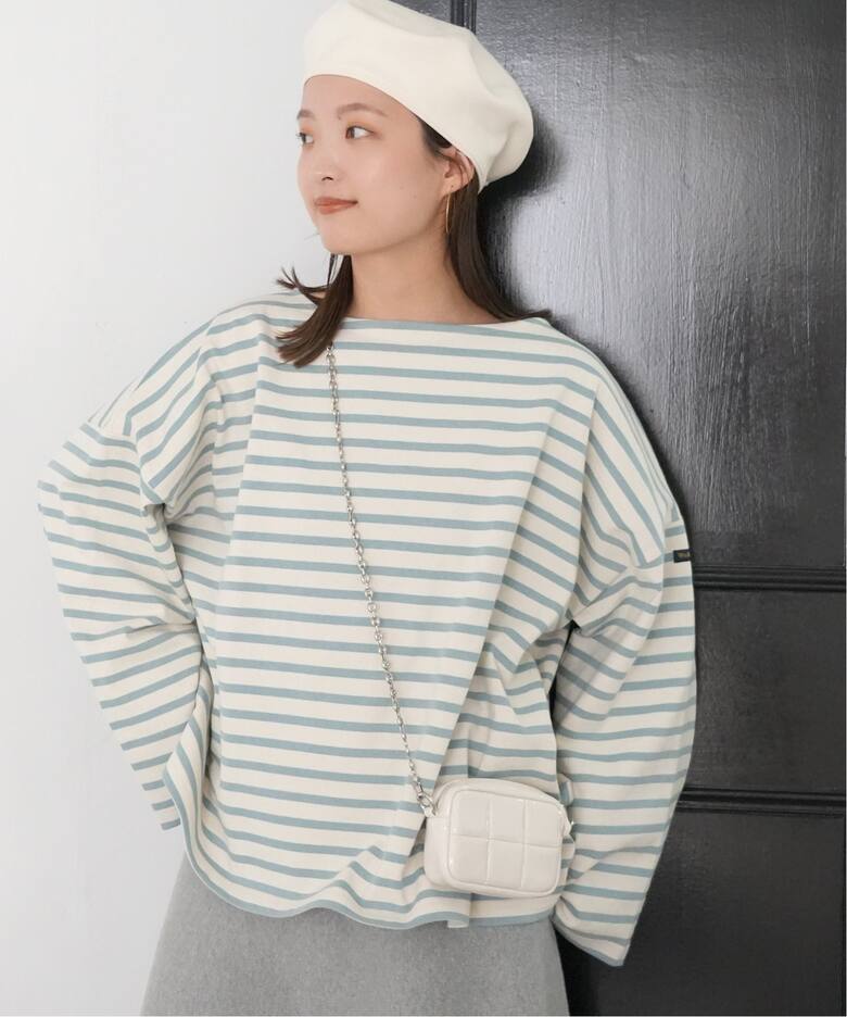 Leminor/ルミノア】For SLOBE every day ビッグボーダーカットソー（T 