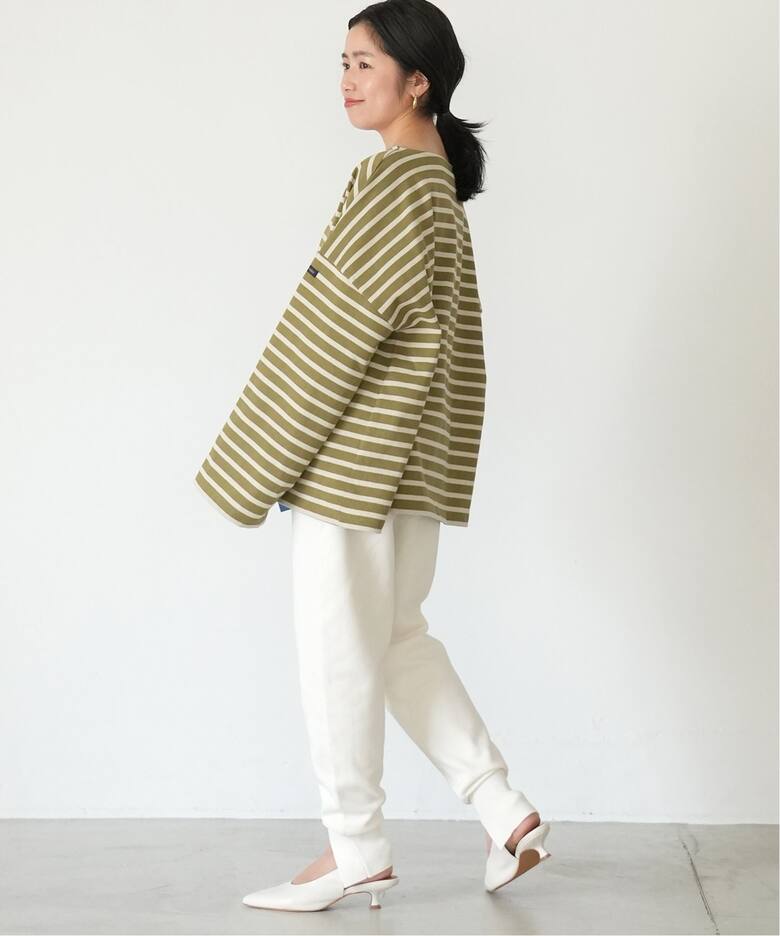 Leminor For SLOBE every day ビッグボーダーカットソー 