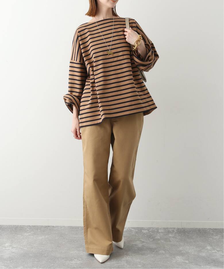 Leminor/ルミノア】For SLOBE every day ビッグボーダーカットソー（T 