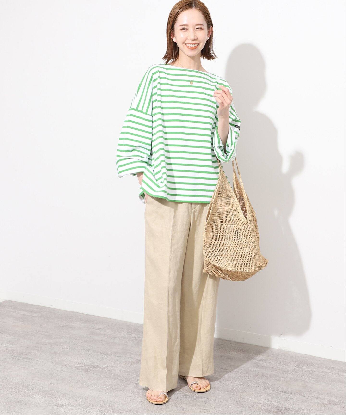LE MINOR/ルミノア】SLOBE別注 ビッグボーダーカットソー（Tシャツ 