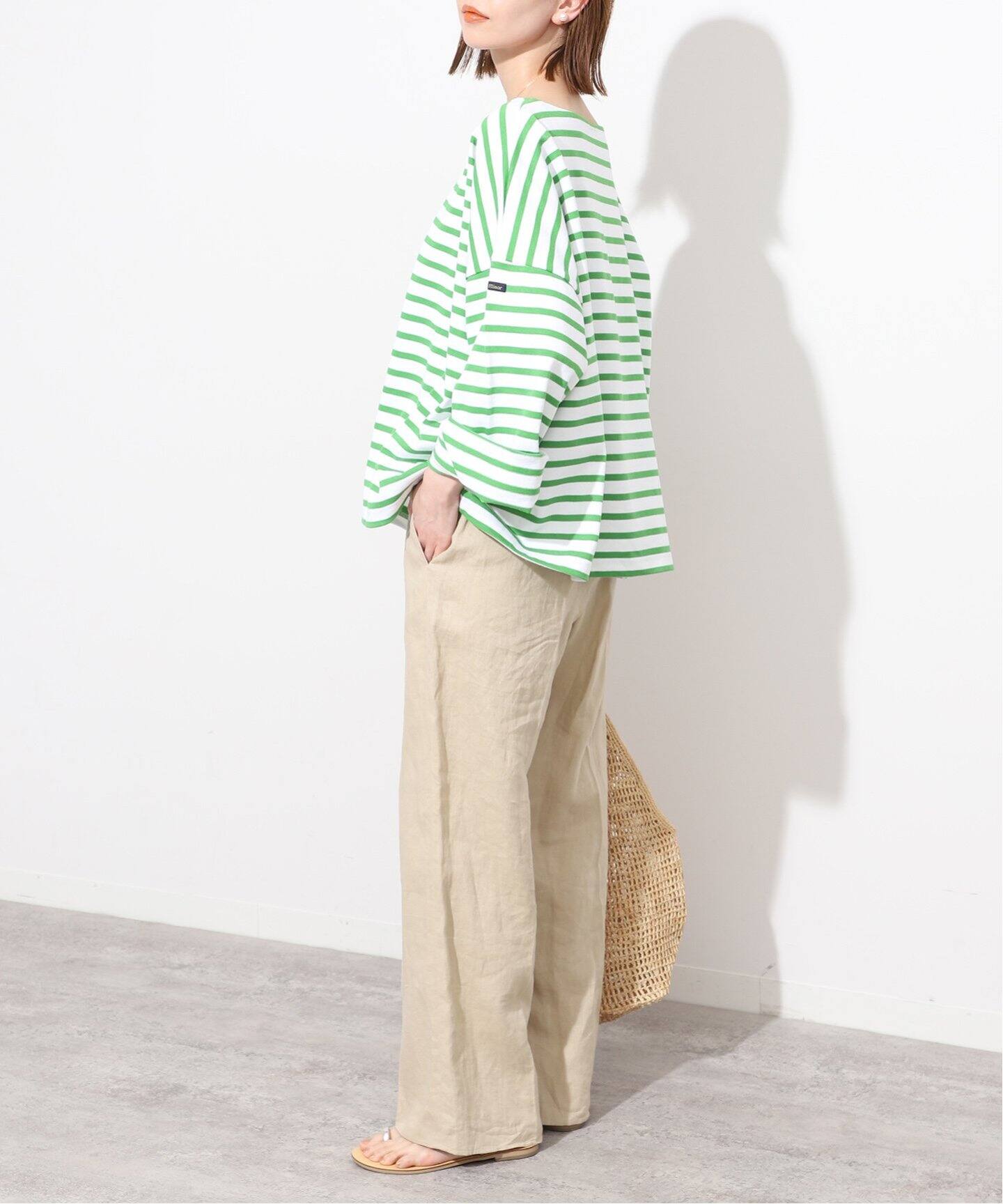 LE MINOR/ルミノア】SLOBE別注 ビッグボーダーカットソー（Tシャツ  