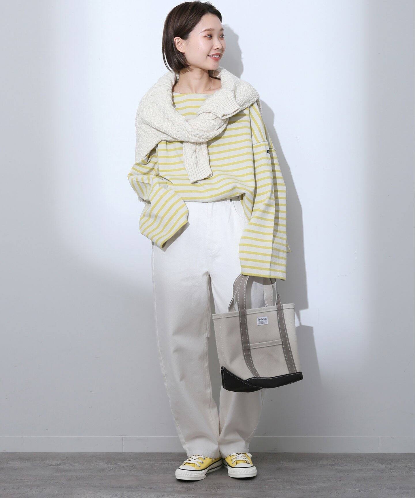LE MINOR/ルミノア】SLOBE別注 ビッグボーダーカットソー（Tシャツ 