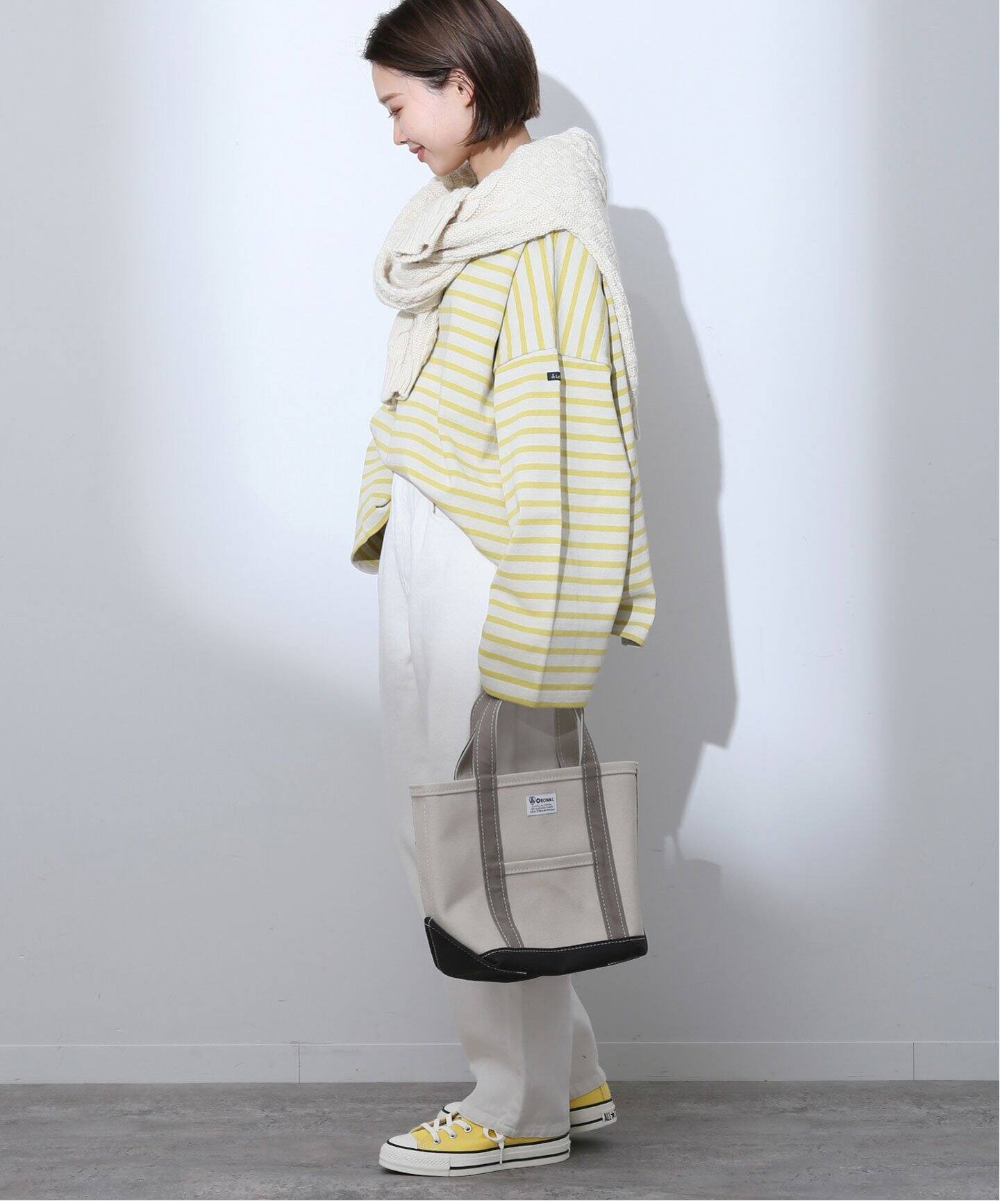 LE MINOR/ルミノア】SLOBE別注 ビッグボーダーカットソー（Tシャツ  